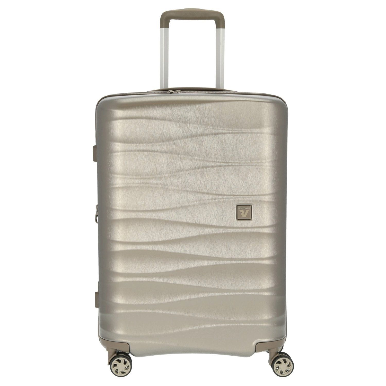 RONCATO Koffer Stellar - 4-Rollen-Trolley 64 cm M erw. (sabbia), 4 Rollen Rollen