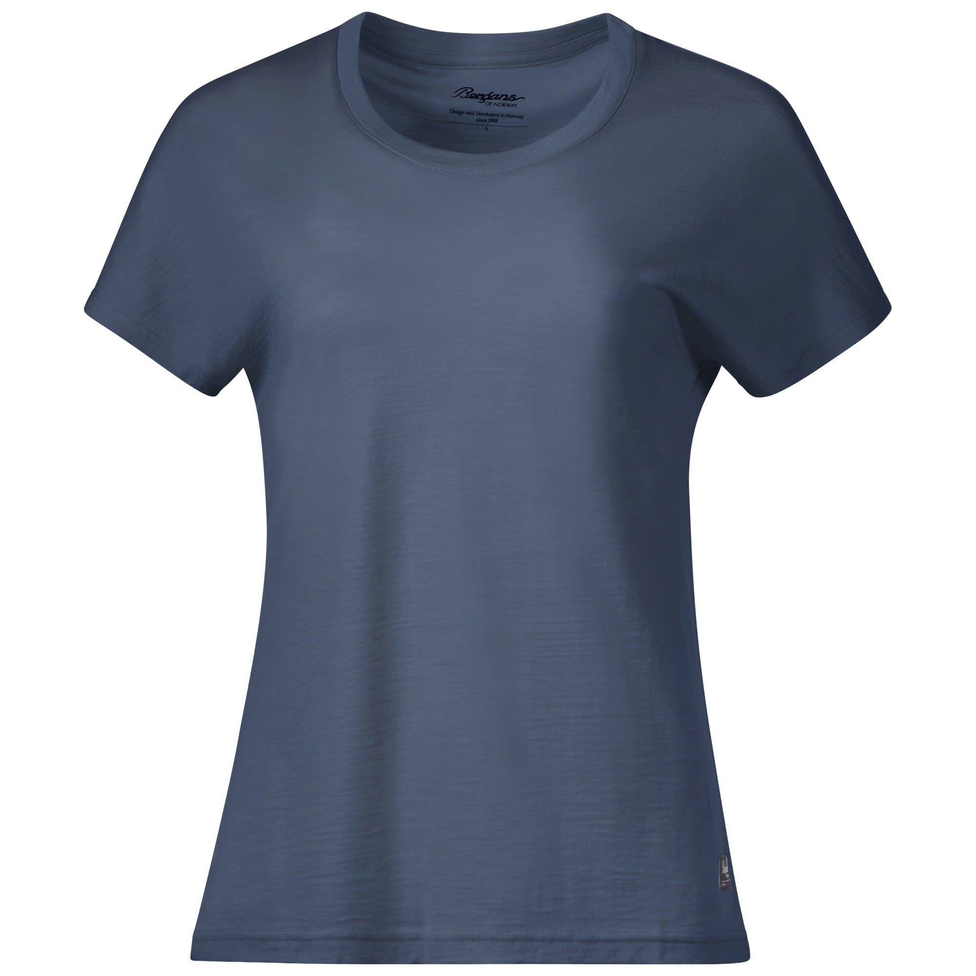 Blue Tee Bergans T-Shirt W Urban (vorgängermodell) Damen Bergans Wool Orion