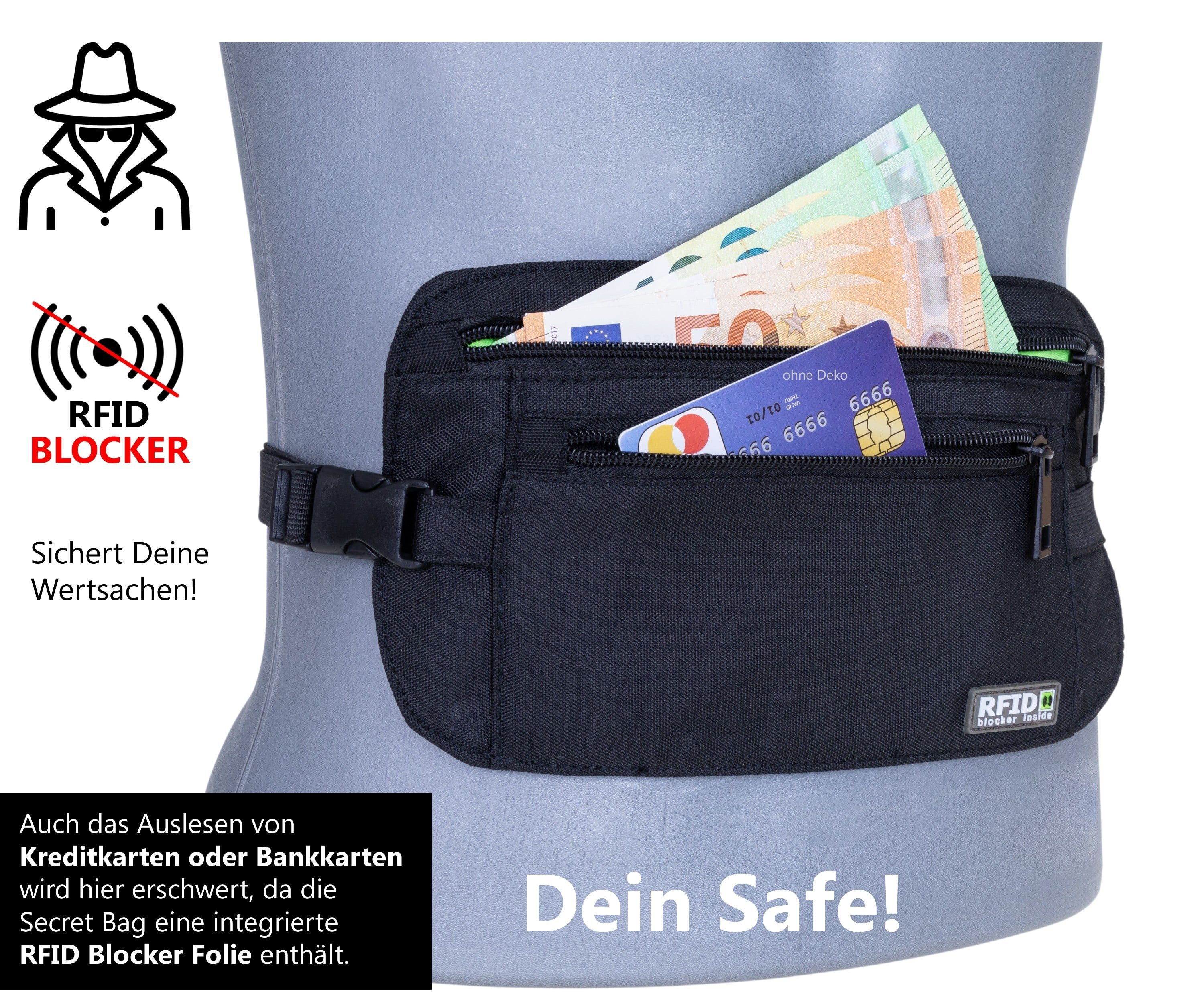 ELEPHANT Reisetasche Secret Bag RFID 12999, RFID Schutz