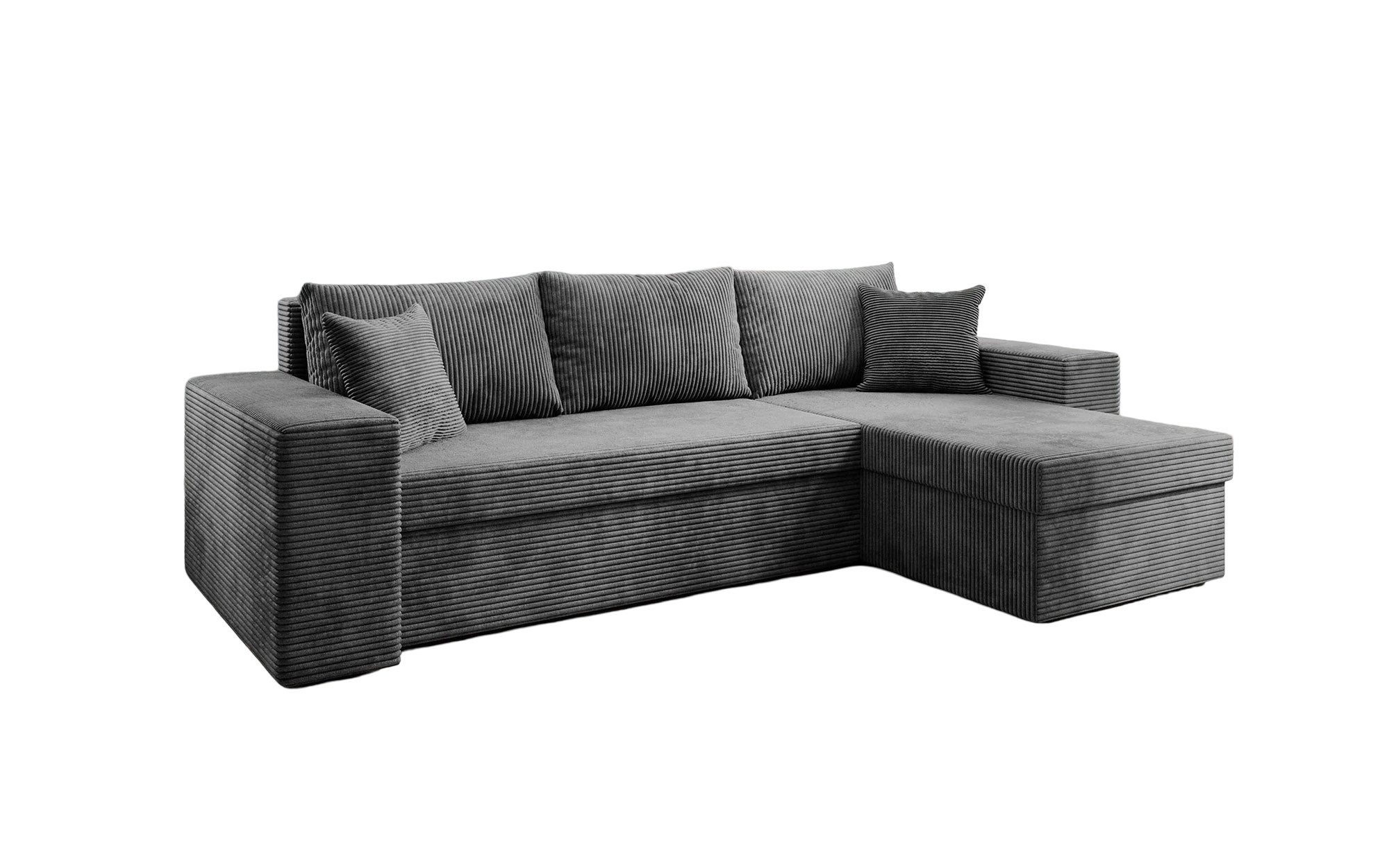 Luxusbetten24 Schlafsofa Designer Sofa Denver, mit Stauraum und Schlaffunkt günstig online kaufen