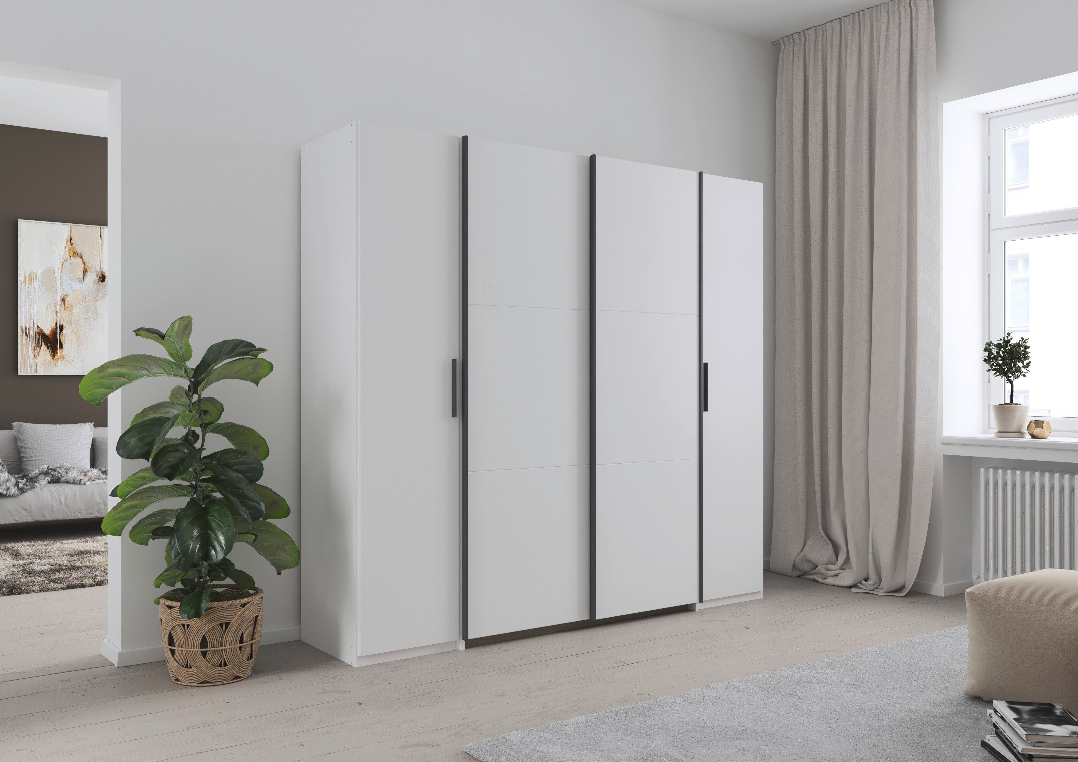 rauch Schwebetürenschrank Kleiderschrank Drehtürenschrank Schrank Garderobe günstig online kaufen