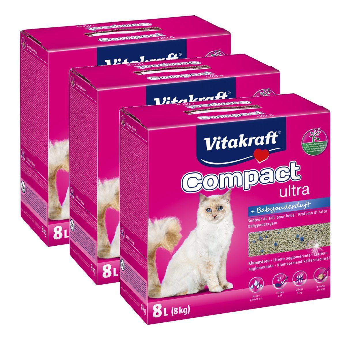 Katzenstreu Katzenstreu Compact ultra Plus 24 kg