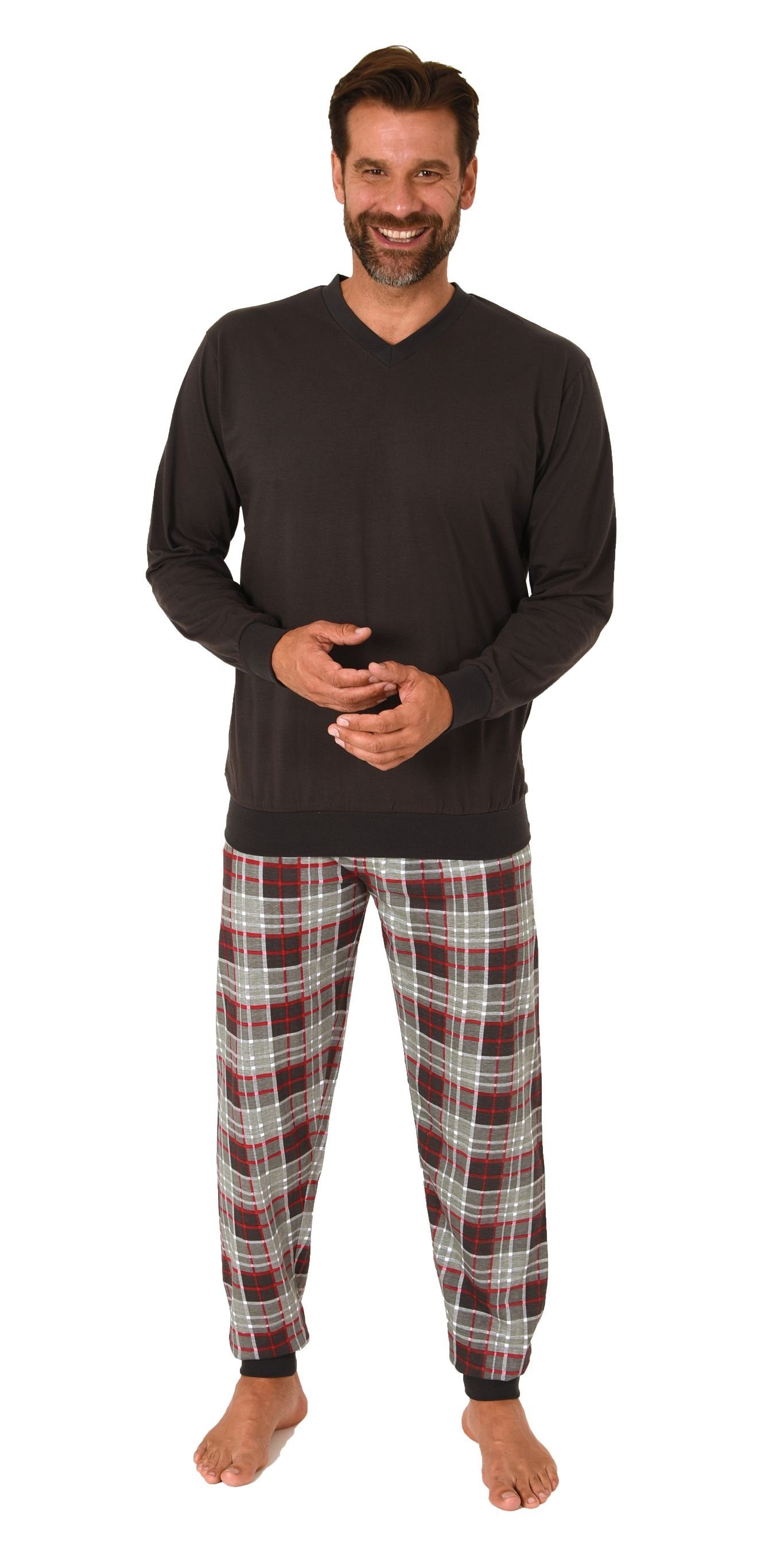 Normann Pyjama Normann Herren Pyjama lang günstig online kaufen