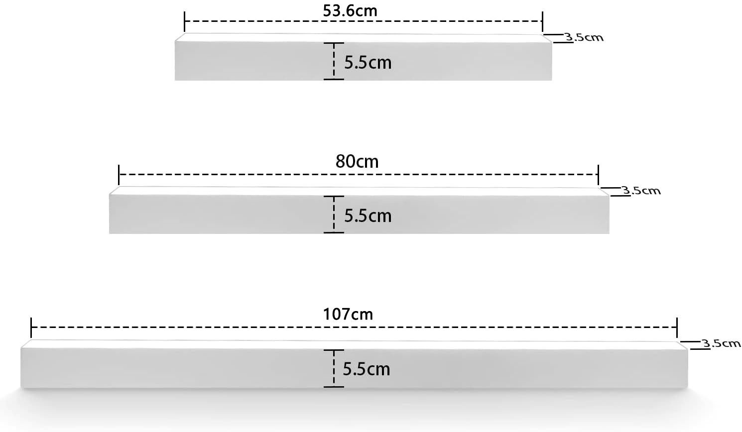 ZMH Deckenleuchte 50CM Modern mit 29W LED Dimmbar, integriert, Tageslichtweiß, Memoryfunktion, Farbwiedergabeindex 80, dimmbar, > Flimmerfrei Fernbedienung fest Deckenbeleuchtung