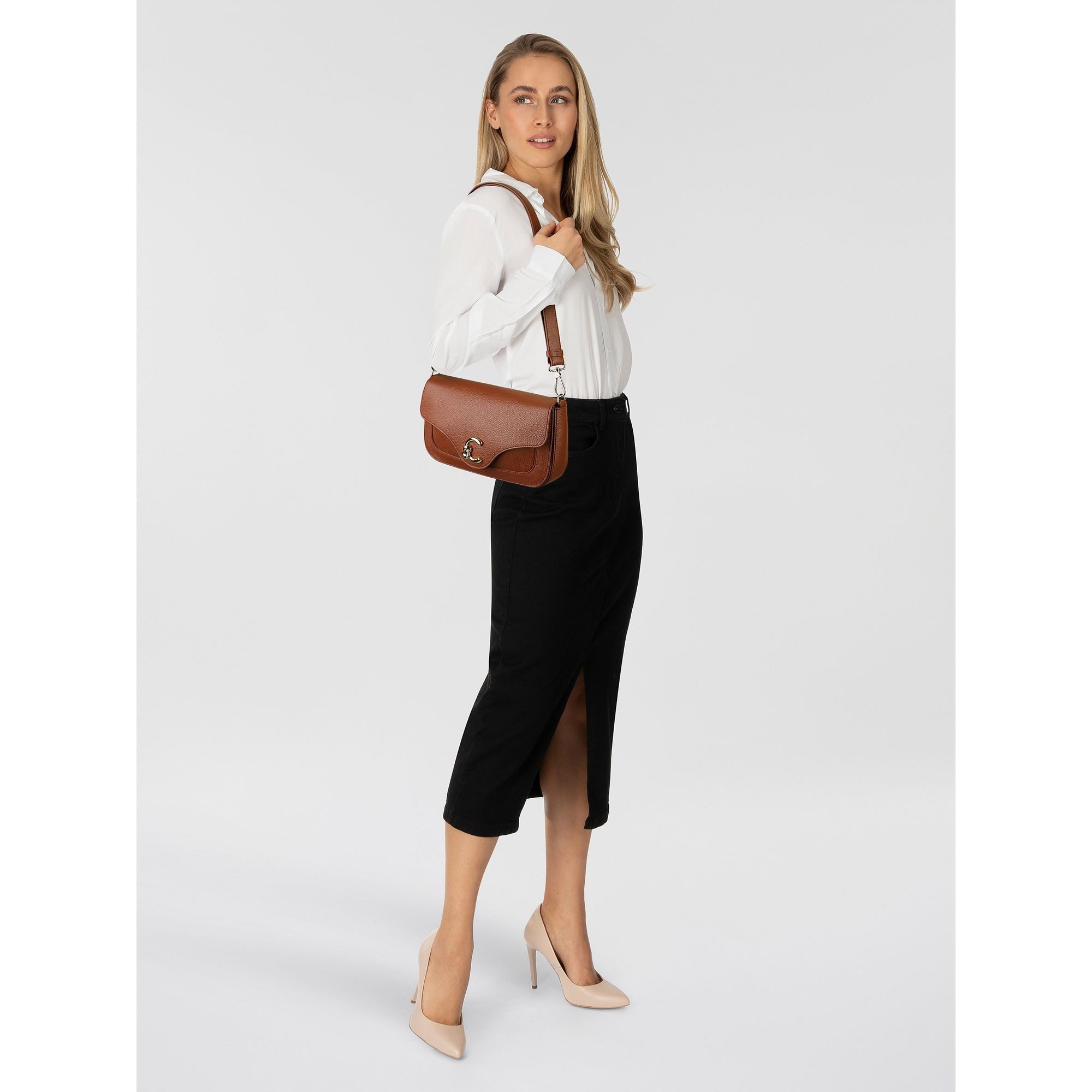 COCCINELLE Schultertasche C-Me, Leder
