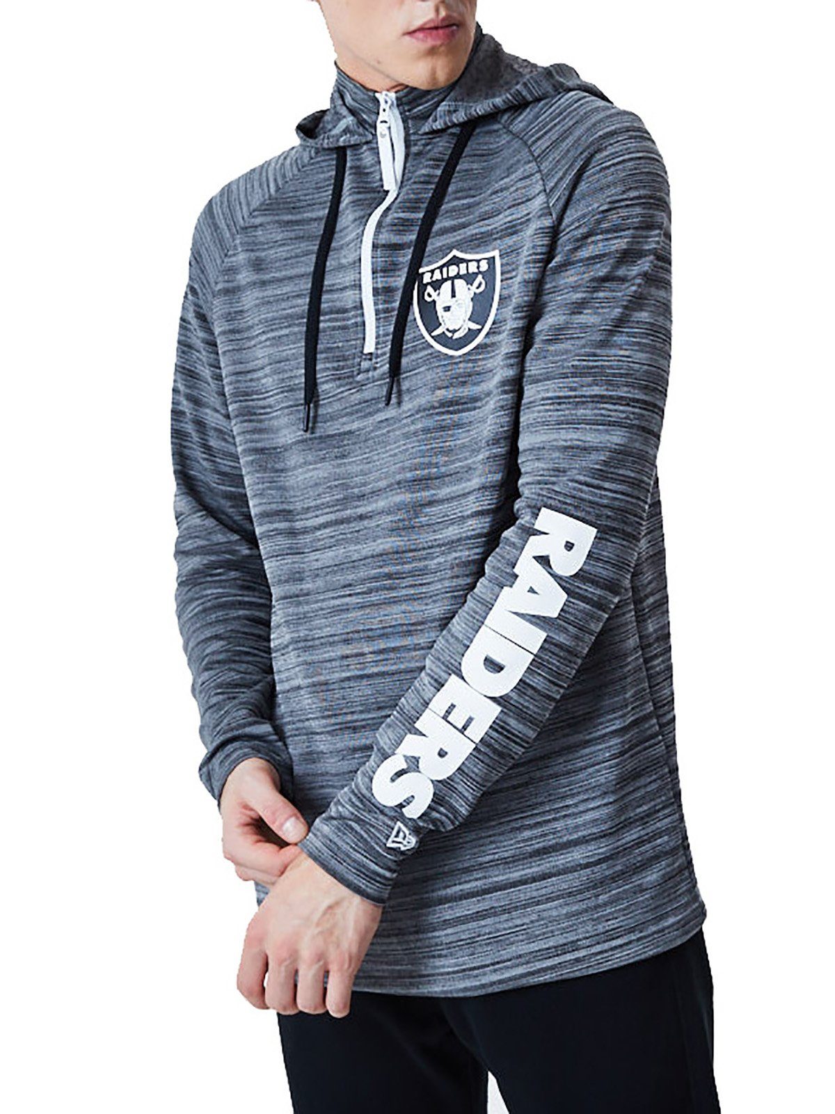 New Era Kapuzenpullover Engineered Raglan Las Vegas Raiders Schriftzug der Oakland Raiders