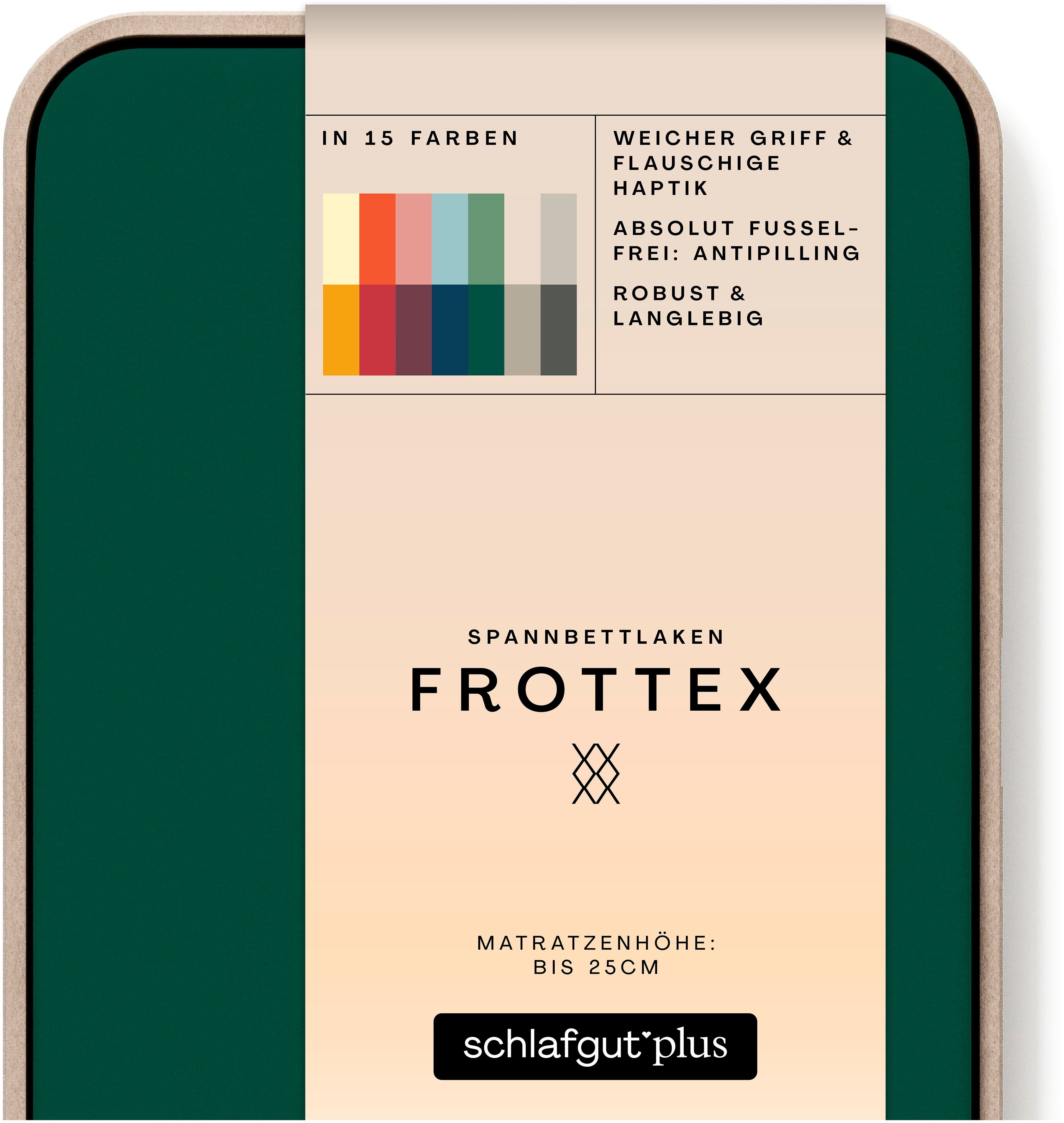 Schlafgut Bettlaken Frottex Spannbettlaken, Frottee, Gummizug: rundum, (1 Stück), MADE IN GREEN by OEKO-TEX® – Bild 4 von 5