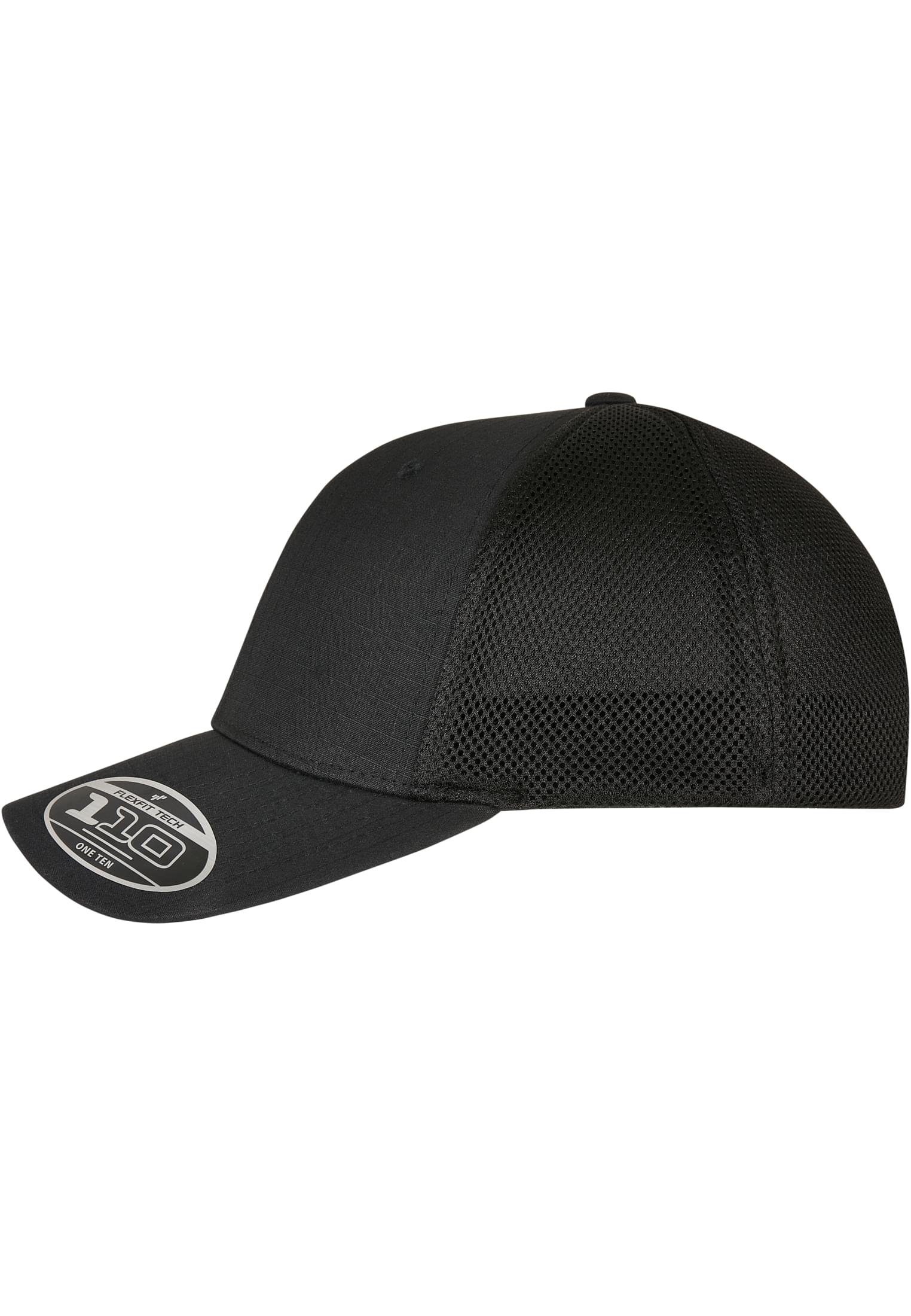 110 Cap Flexfit Flex Mesh black Cap Ripstop Flexfit Accessoires