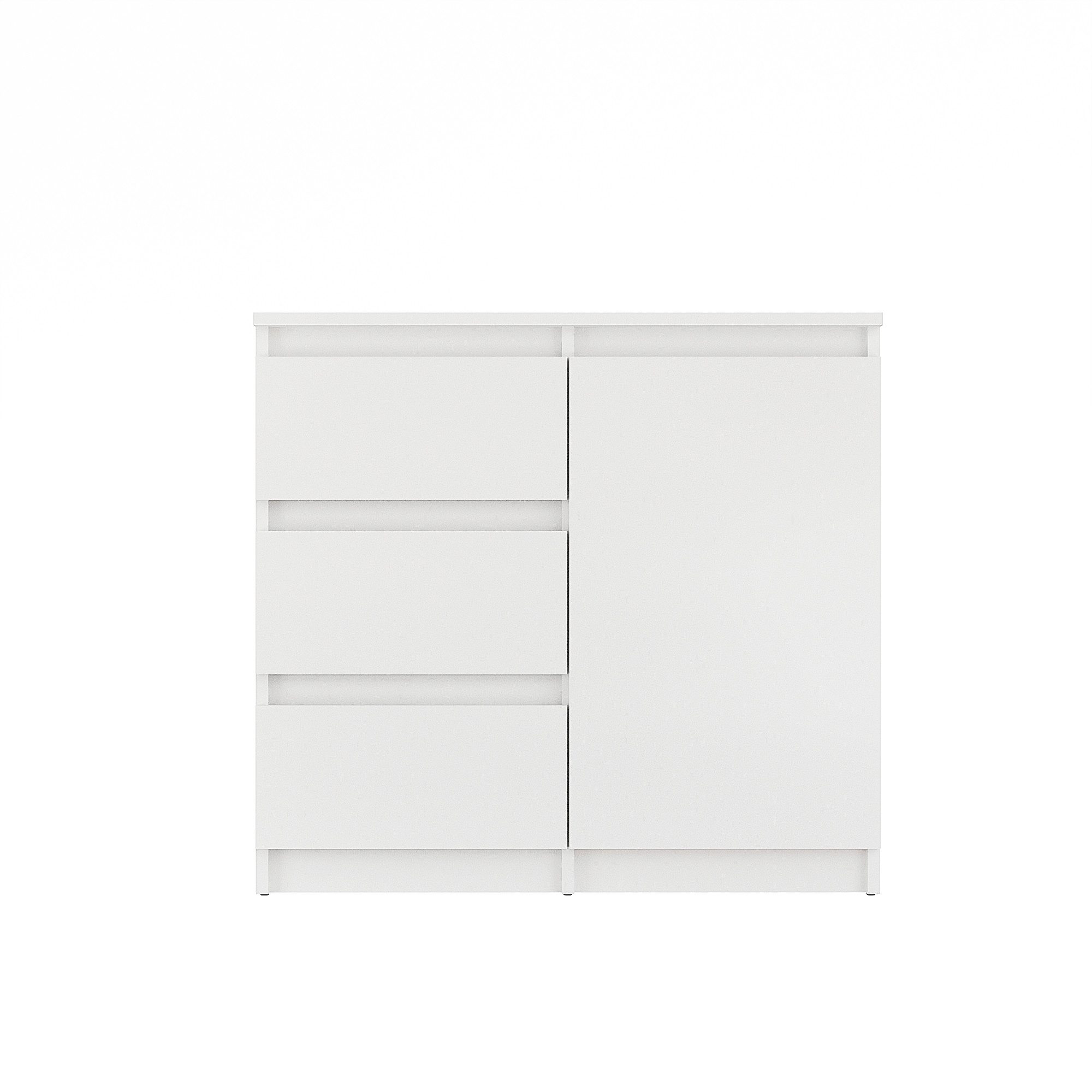 KOMTO Kommode Kommode mit 2/3 Schubladen und Türen – Sideboard PIKO – Bild 4 von 5