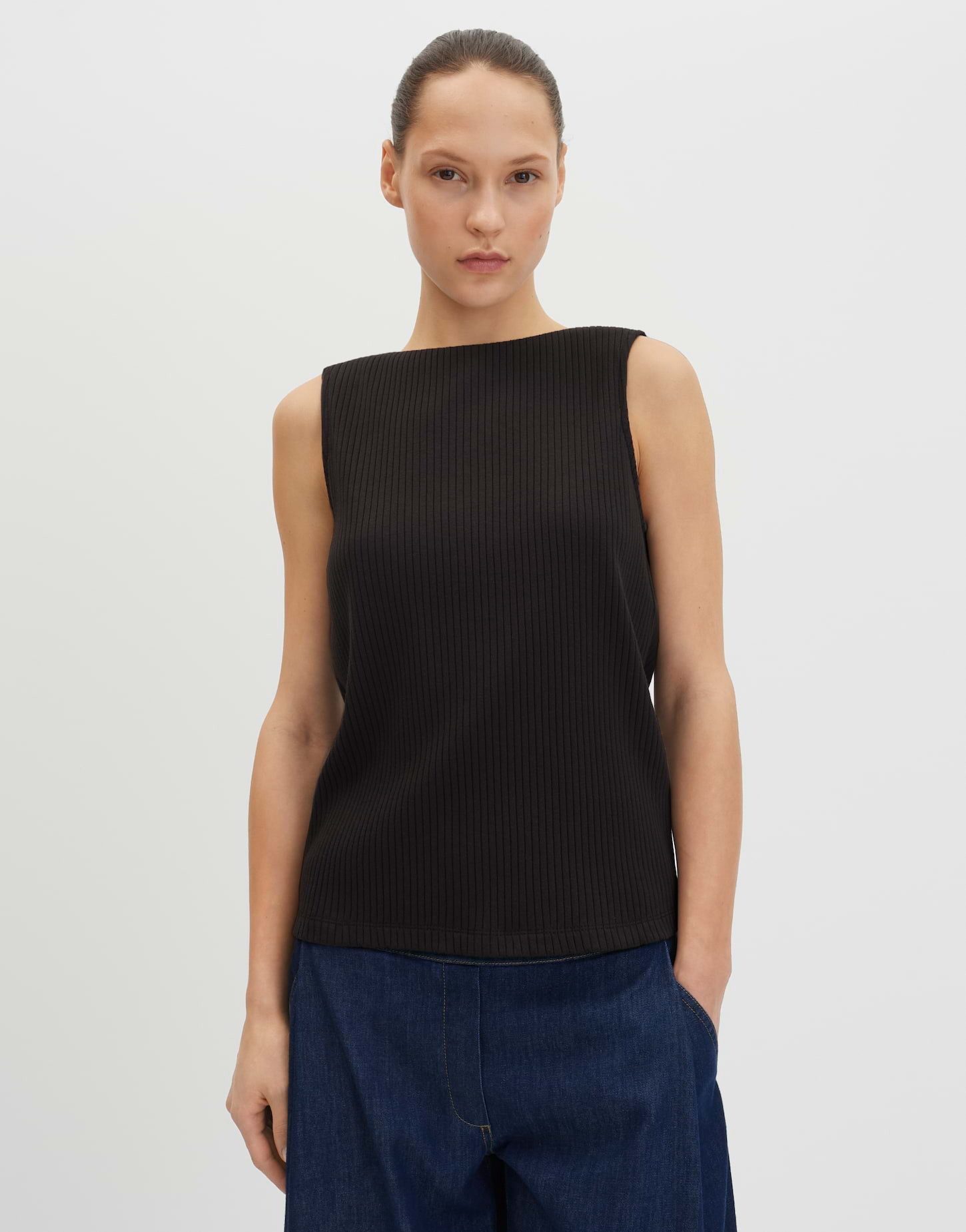 someday Tanktop Kamia in Rippstrickoptik Schlicht und vielseitig kombinierbar