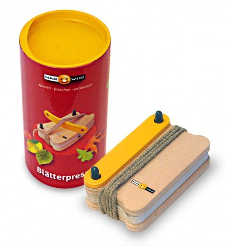 Experimentierkasten Blätterpresse