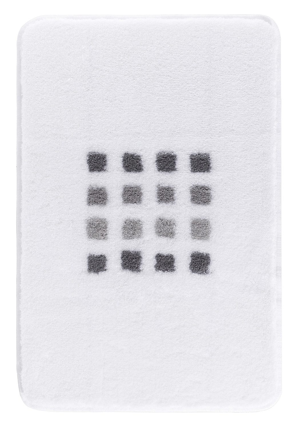 Kleine Wolke Badematte QUADRI, 70 x 120 cm, Weiß, Rutschhemmend, Höhe 20 mm günstig online kaufen