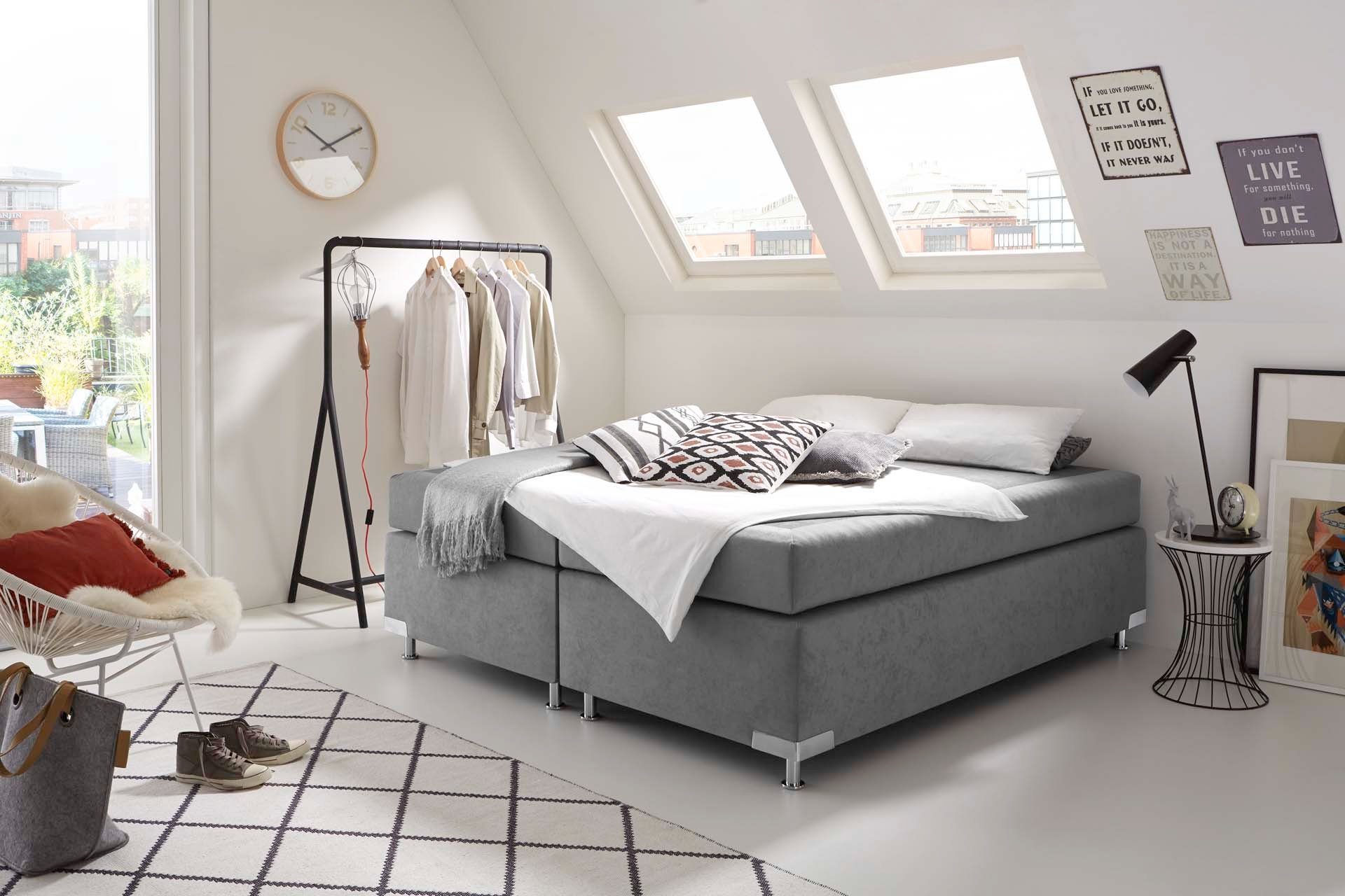 Westfalia Schlafkomfort Boxspringbett Holland, ohne Kopfteil, günstig online kaufen