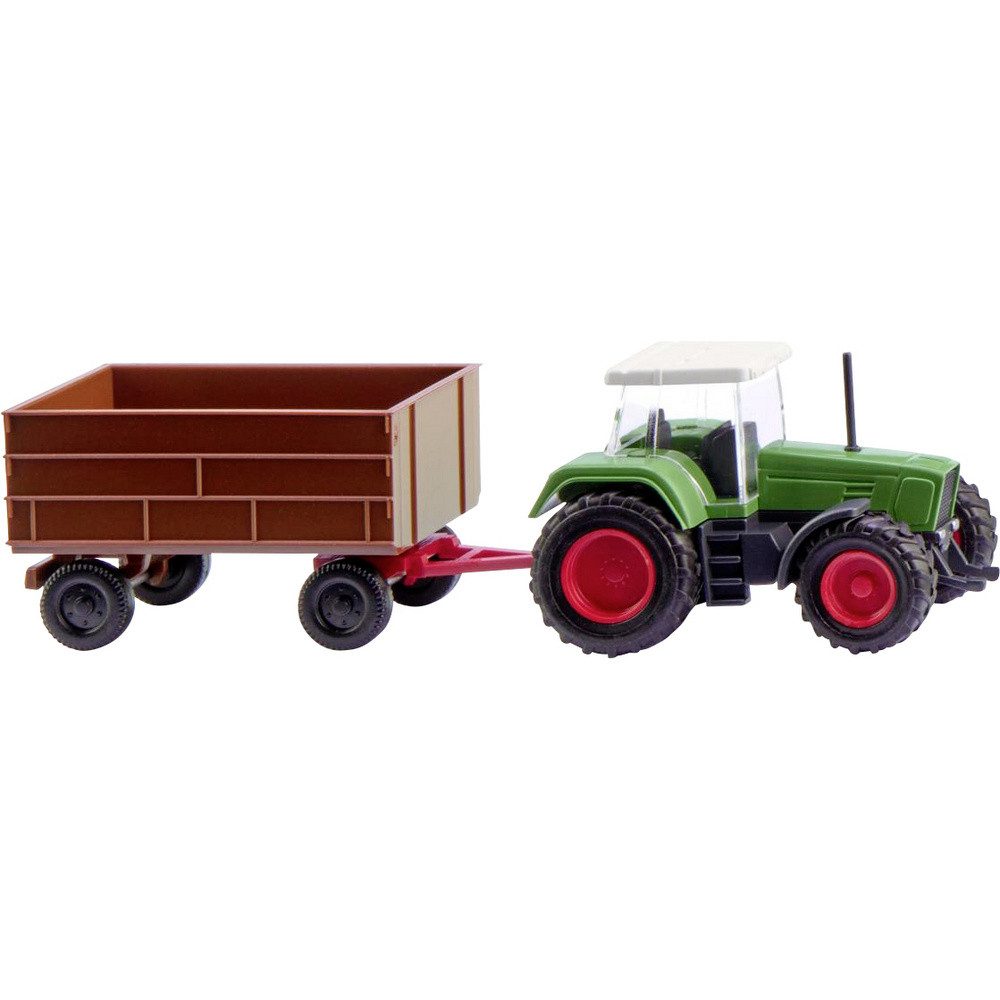 Wiking Modelleisenbahn-Straße Wiking 096004 N Landwirtschafts Modell Fendt Favorit mit Anhänger
