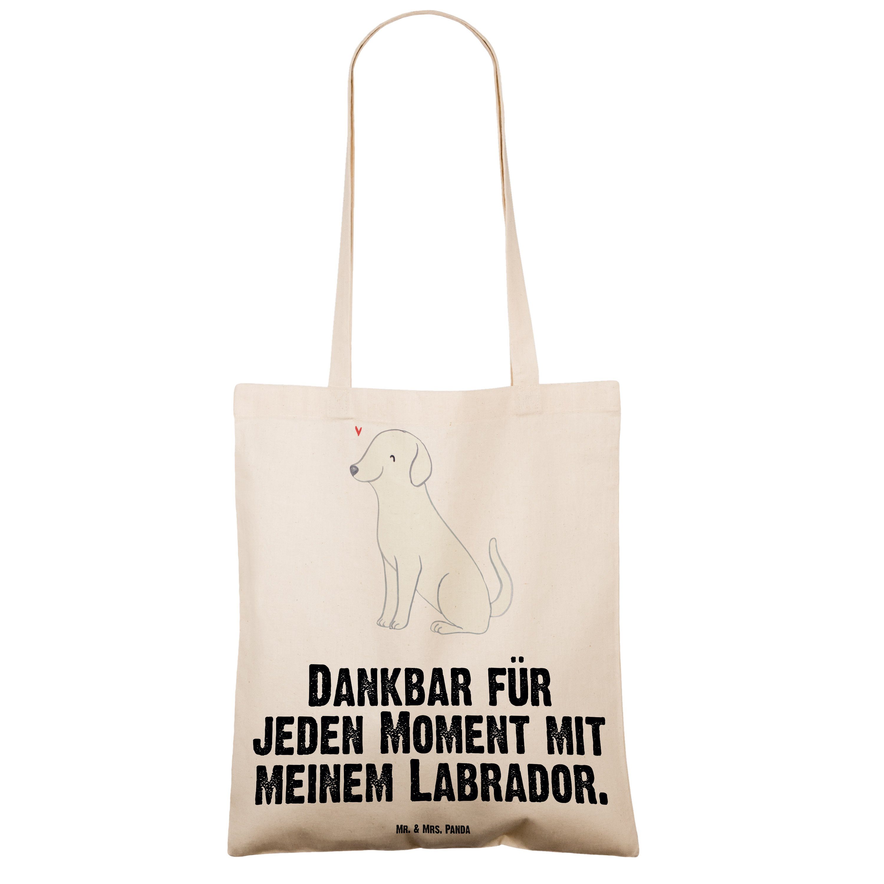 Mr. & Mrs. Transparent (1-tlg) Labrador - Geschenk, Tragetasche Einkaufstasche, Moment Hunderasse, - Panda