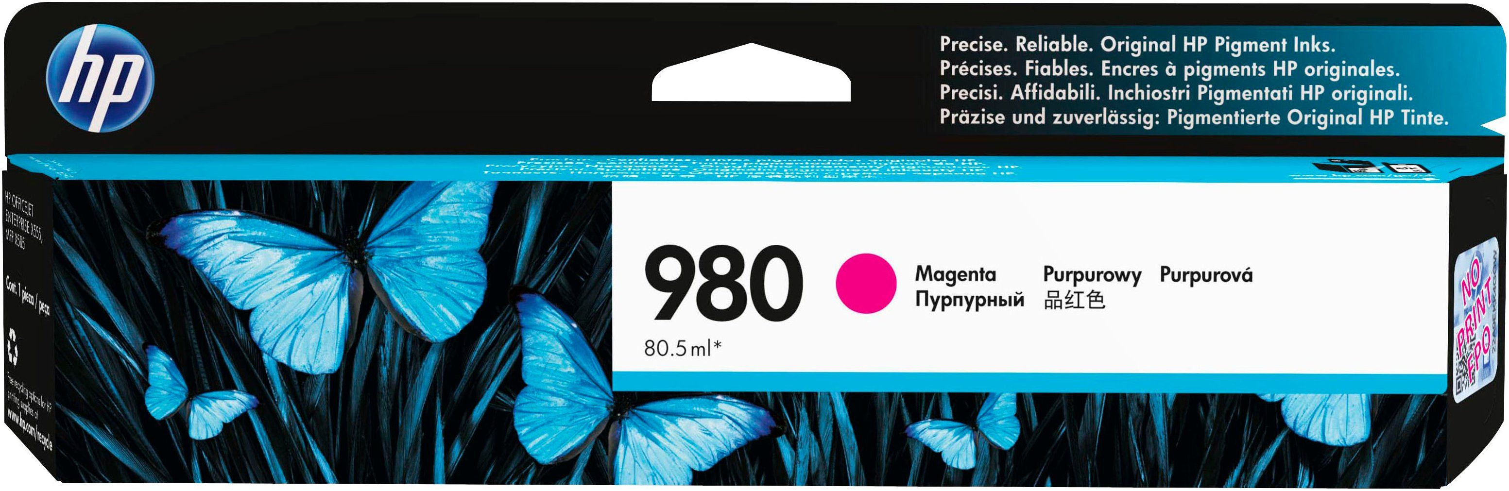 HP HP original Patrone 980 magenta Tintenpatrone