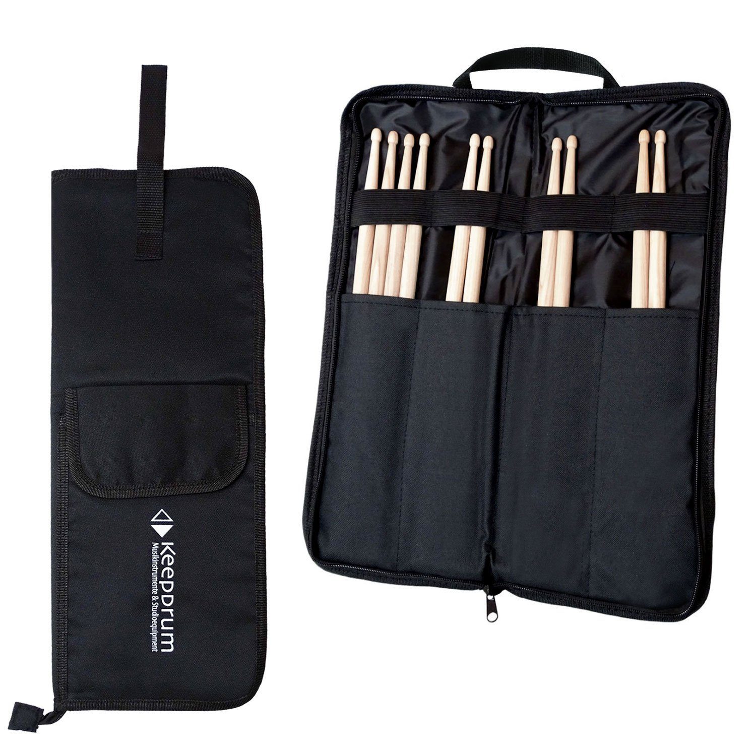 keepdrum Schlagzeug keepdrum Stocktasche für Schlagzeugstöcke