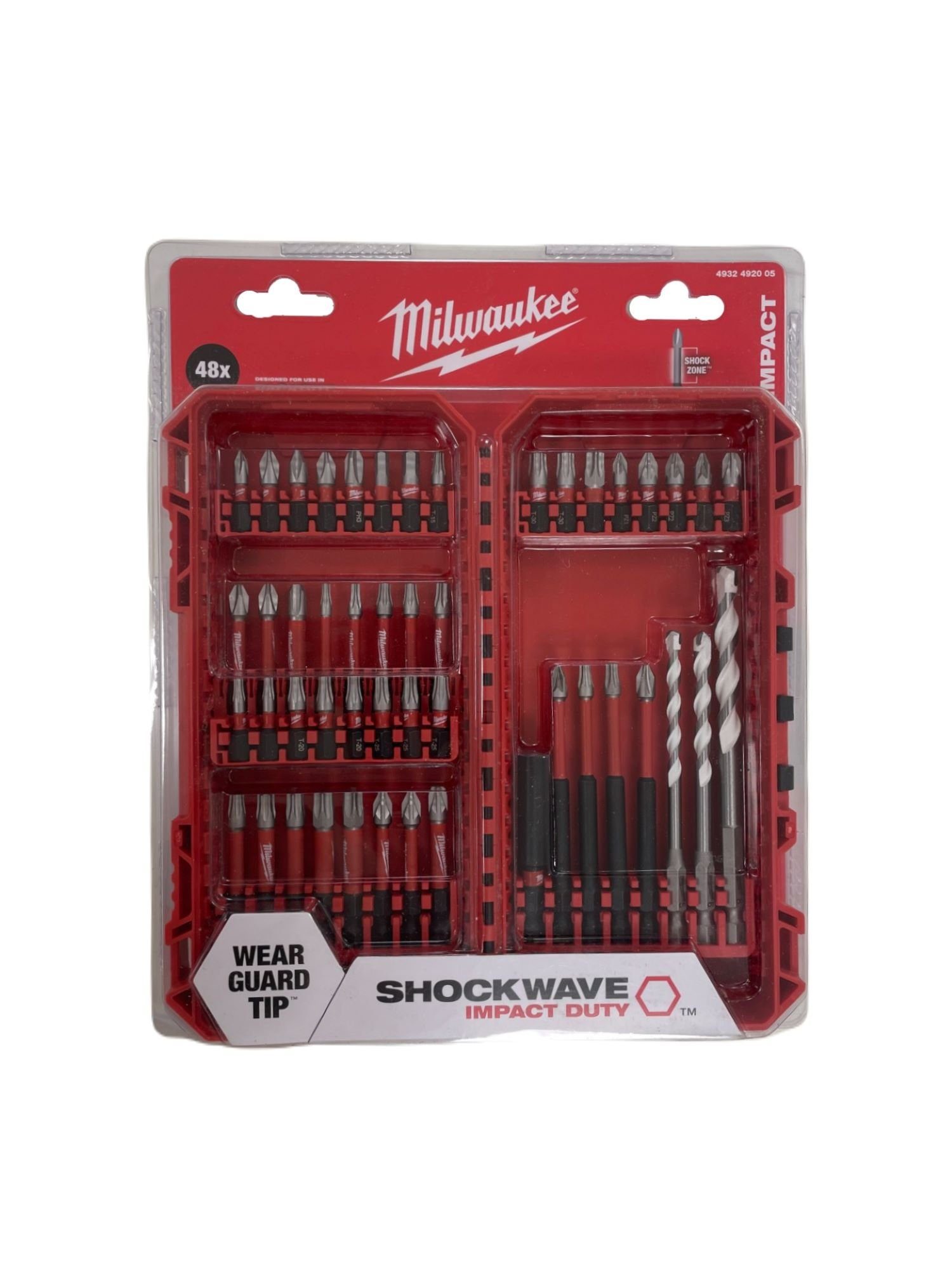 Milwaukee Bit-Set Milwaukee Shockwave Bit-Set 48 tlg., Set, 48-St., -