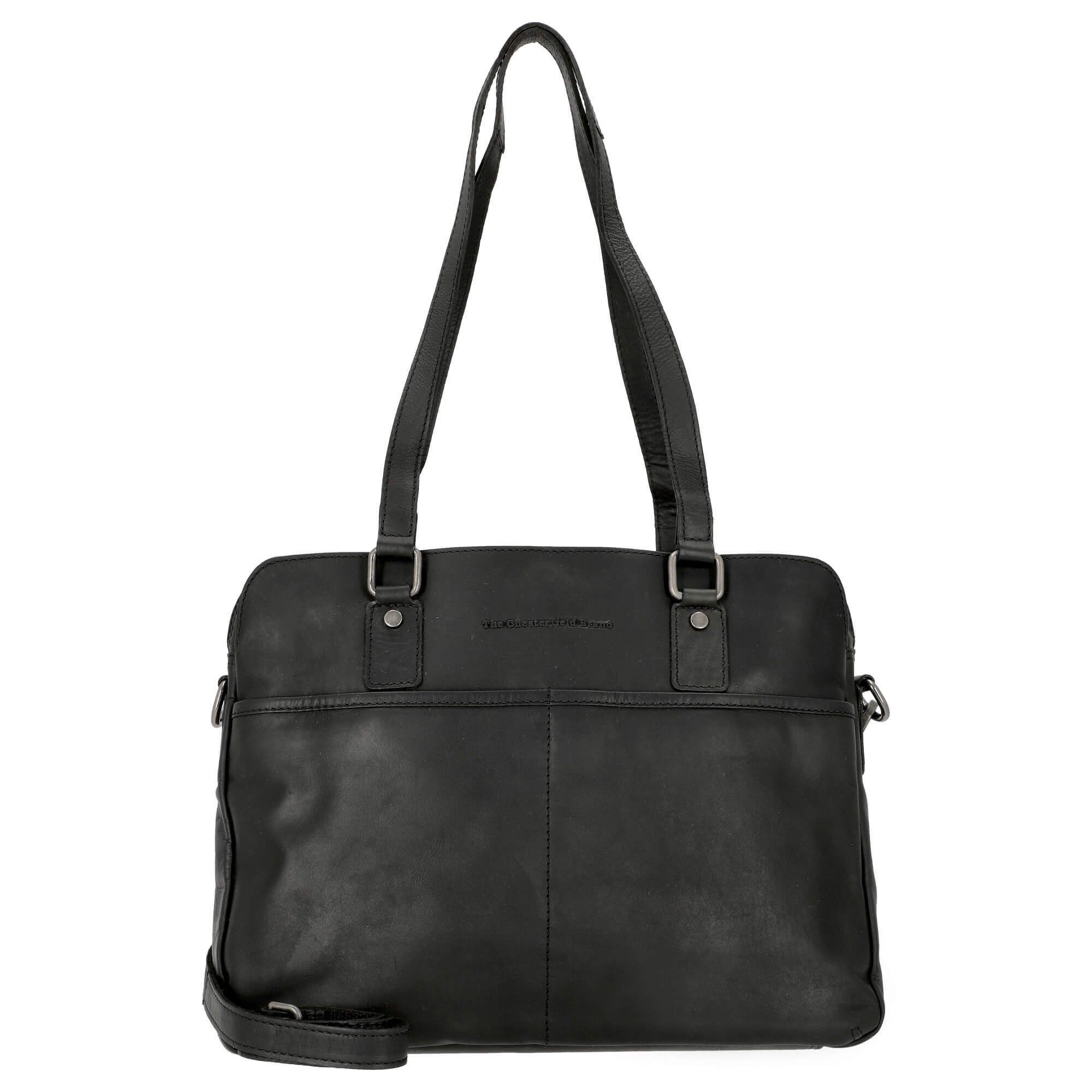 The Chesterfield Brand Handtasche Ladies Barcelona - Schultertasche Leder 34 cm (1-tlg) black
