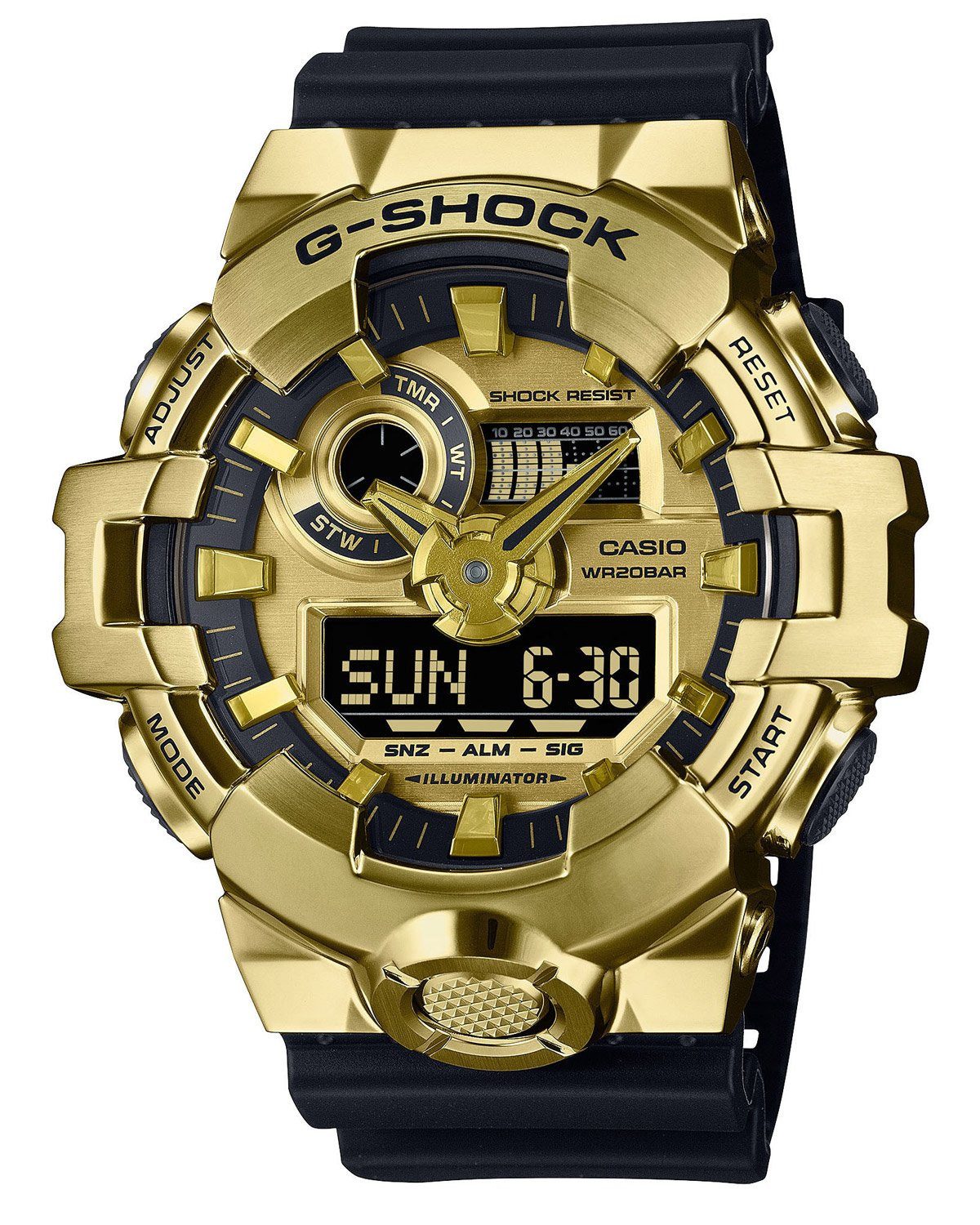 CASIO G-SHOCK Quarzuhr G-Shock G-Steel Schwarz/Goldfarben günstig online kaufen