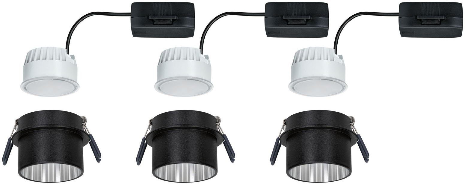 Paulmann LED Einbauleuchte Gil, mehrere LED-Modul, 3-Stufen-dimmbar Helligkeitsstufen, wechselbar, LED Warmweiß