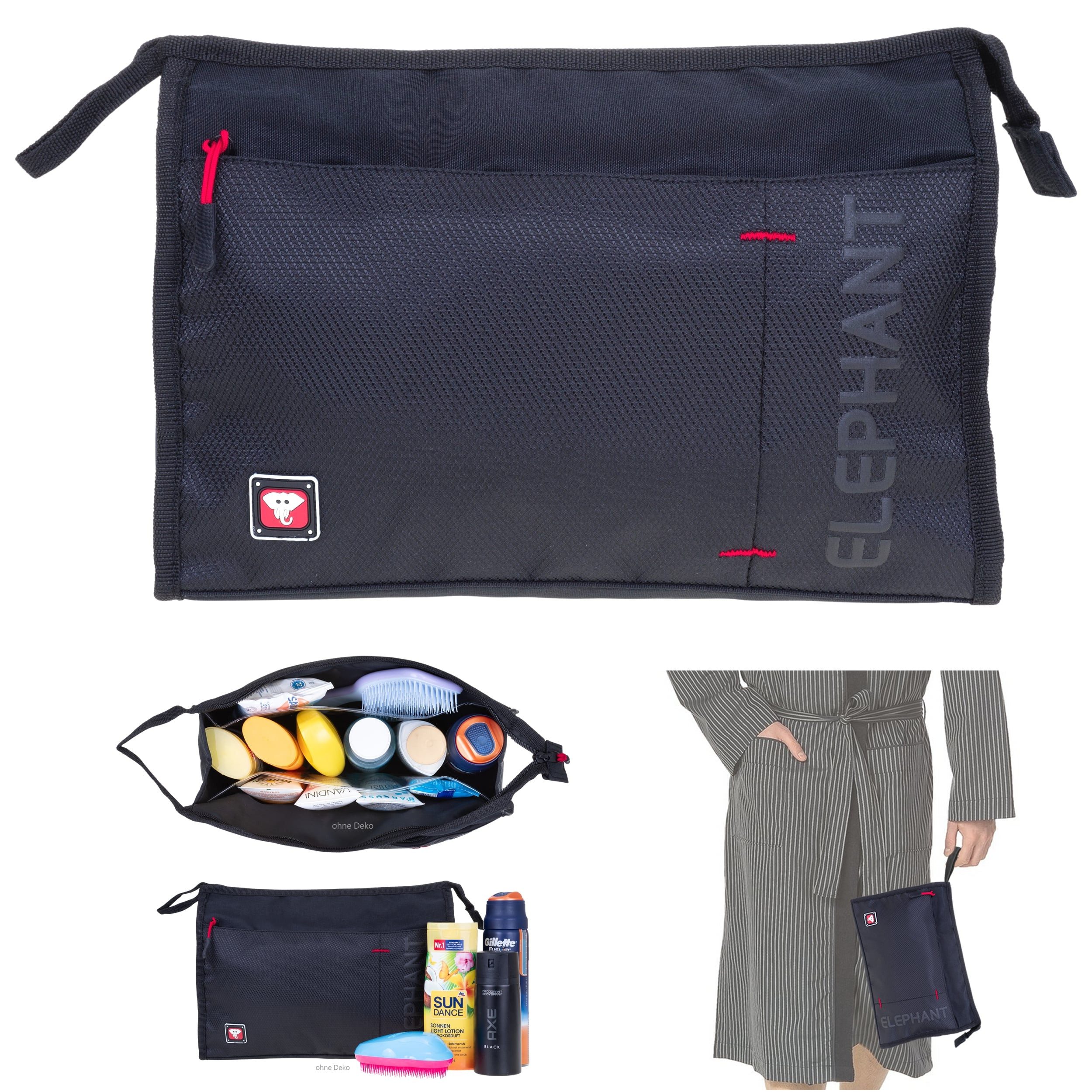 ELEPHANT Kulturbeutel groß Kulturtasche Washbag Herren günstig online kaufen