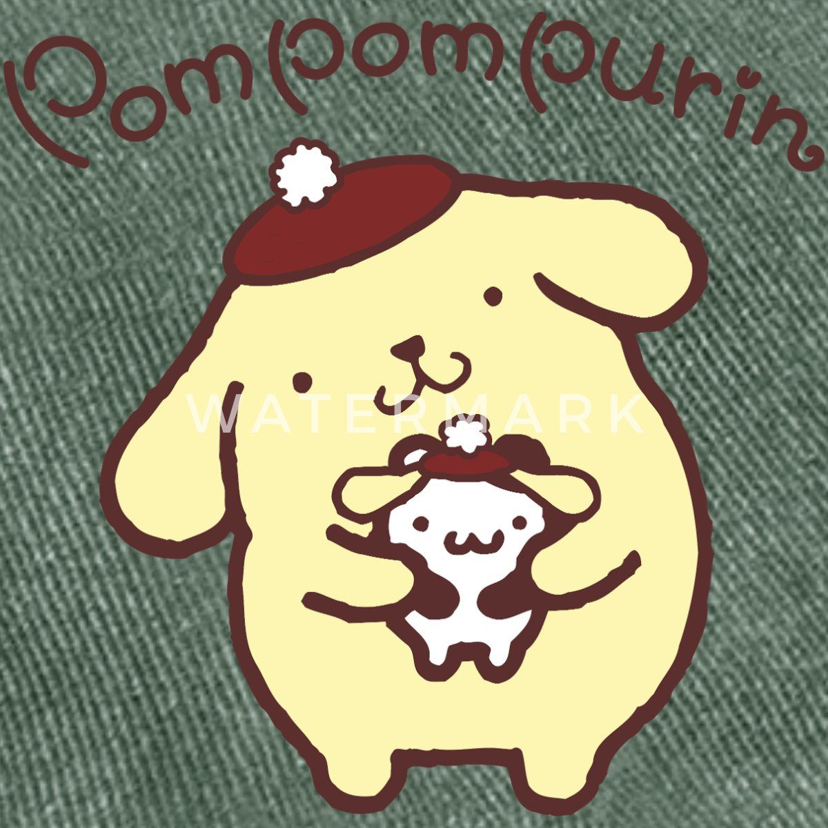 Spreadshirt Baseball Cap Pompompurin & Muffin Verkleidet Vintage Cap (1-St)