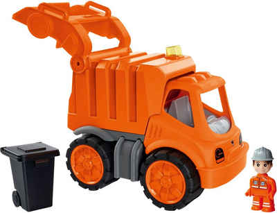 BIG Spielzeug-Müllwagen Power-Worker Müllwagen + Figur, Made in Germany