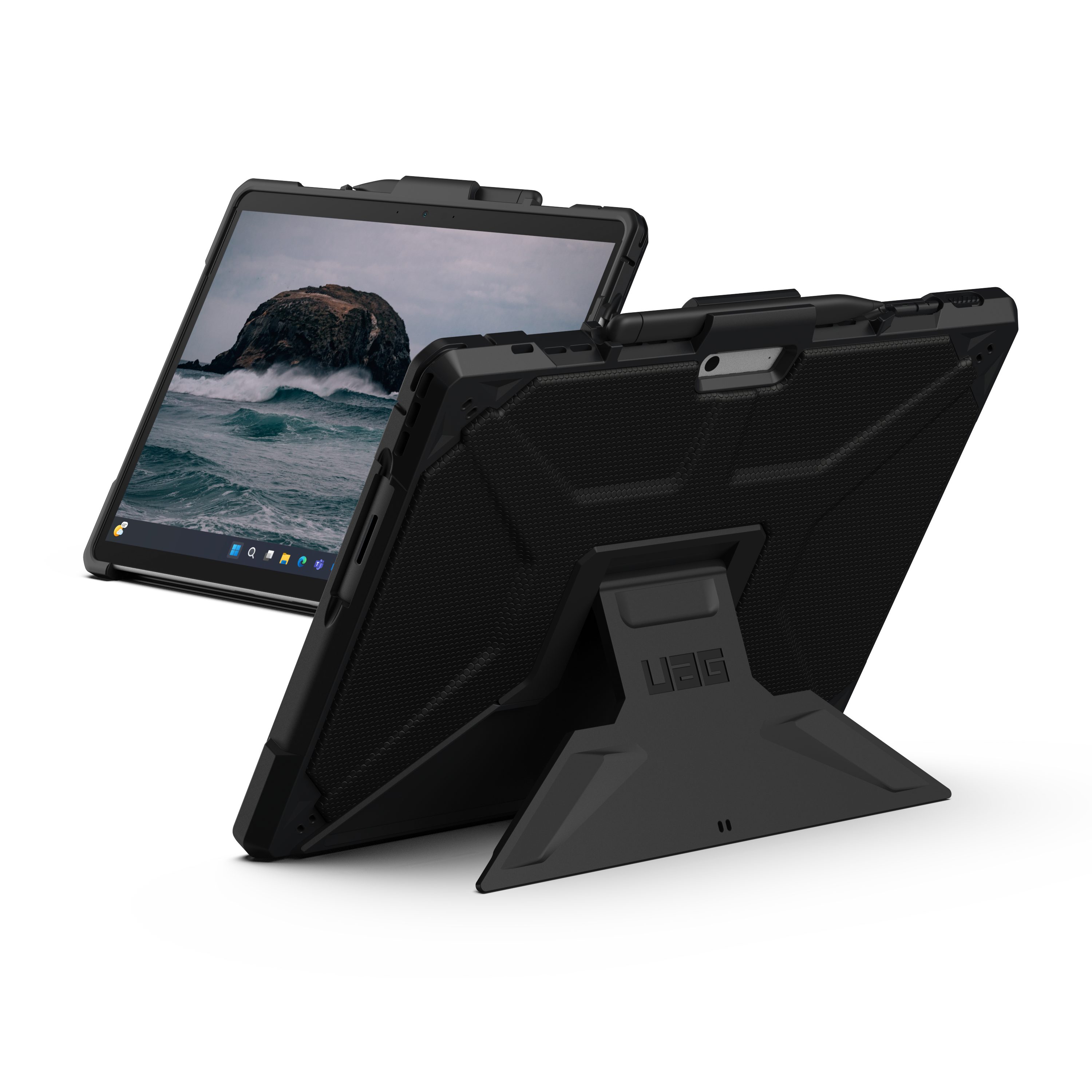 Urban Armor Gear Tablet-Hülle Metropolis SE - Surface Pro 9 / Surface Pro 10 / Surface Pro 11 Hülle, (Designed for Surface" zertifiziert, Surface Pen Halterung)