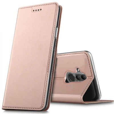 CoolGadget Handyhülle Magnet Case Handy Tasche für Huawei Mate 20 Lite 6,3 Zoll, Hülle Klapphülle Ultra Slim Flip Cover für Mate 20 Lite Schutzhülle