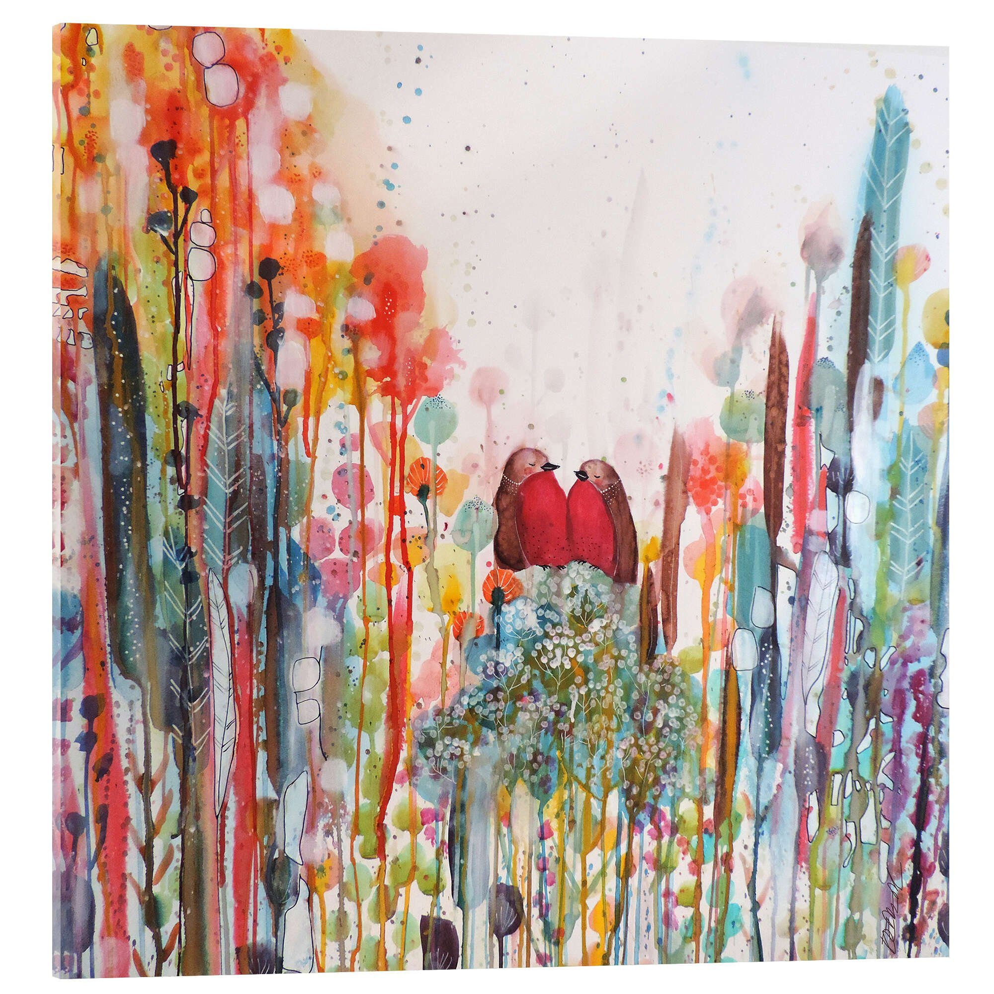 Posterlounge Wandbild Ich liebe dich für immer, Sylvie Demers, erhältlich als Poster, Leinwandbild, Wandsticker oder Acrylglasbild