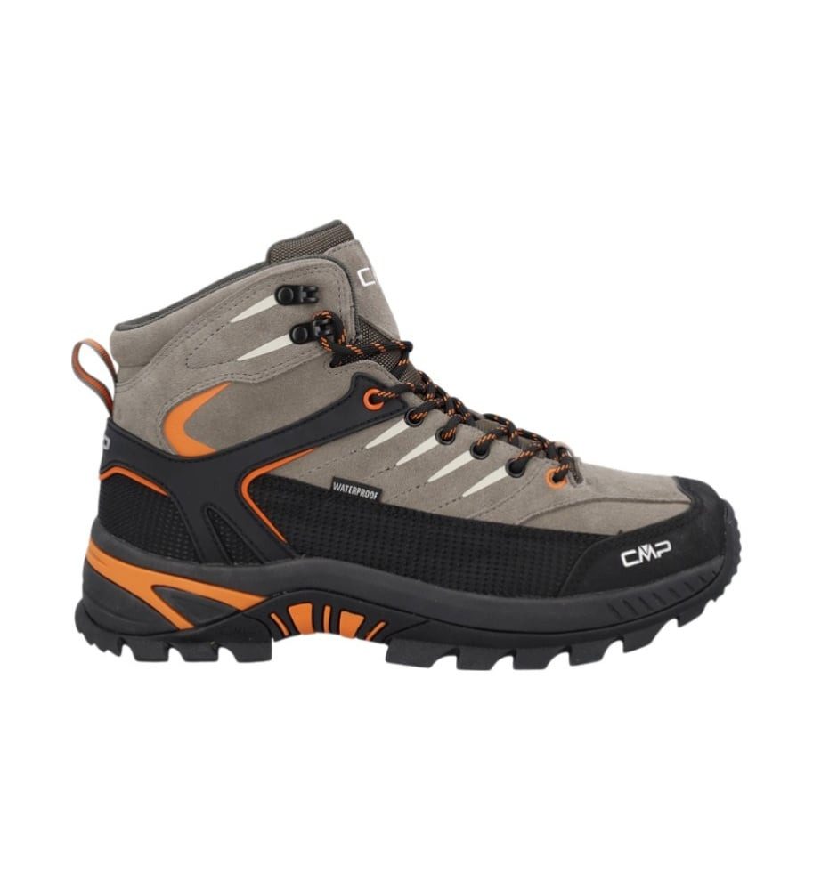 CMP Rigel 2.0 MID Trekking WP (wasserdicht) desertbraun/flame Herren Wanderschuh