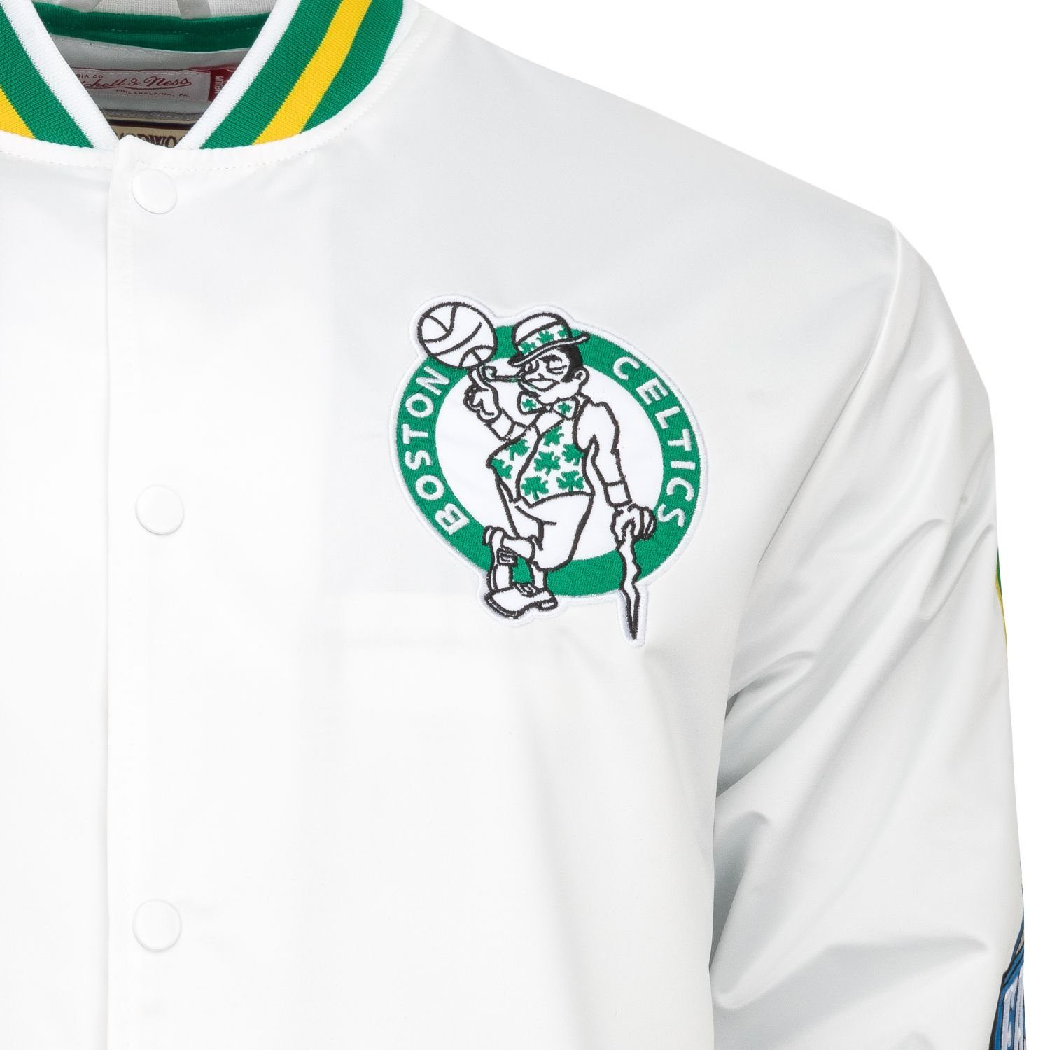 Collection Satin Boston City Ness Celtics & Mitchell Collegejacke