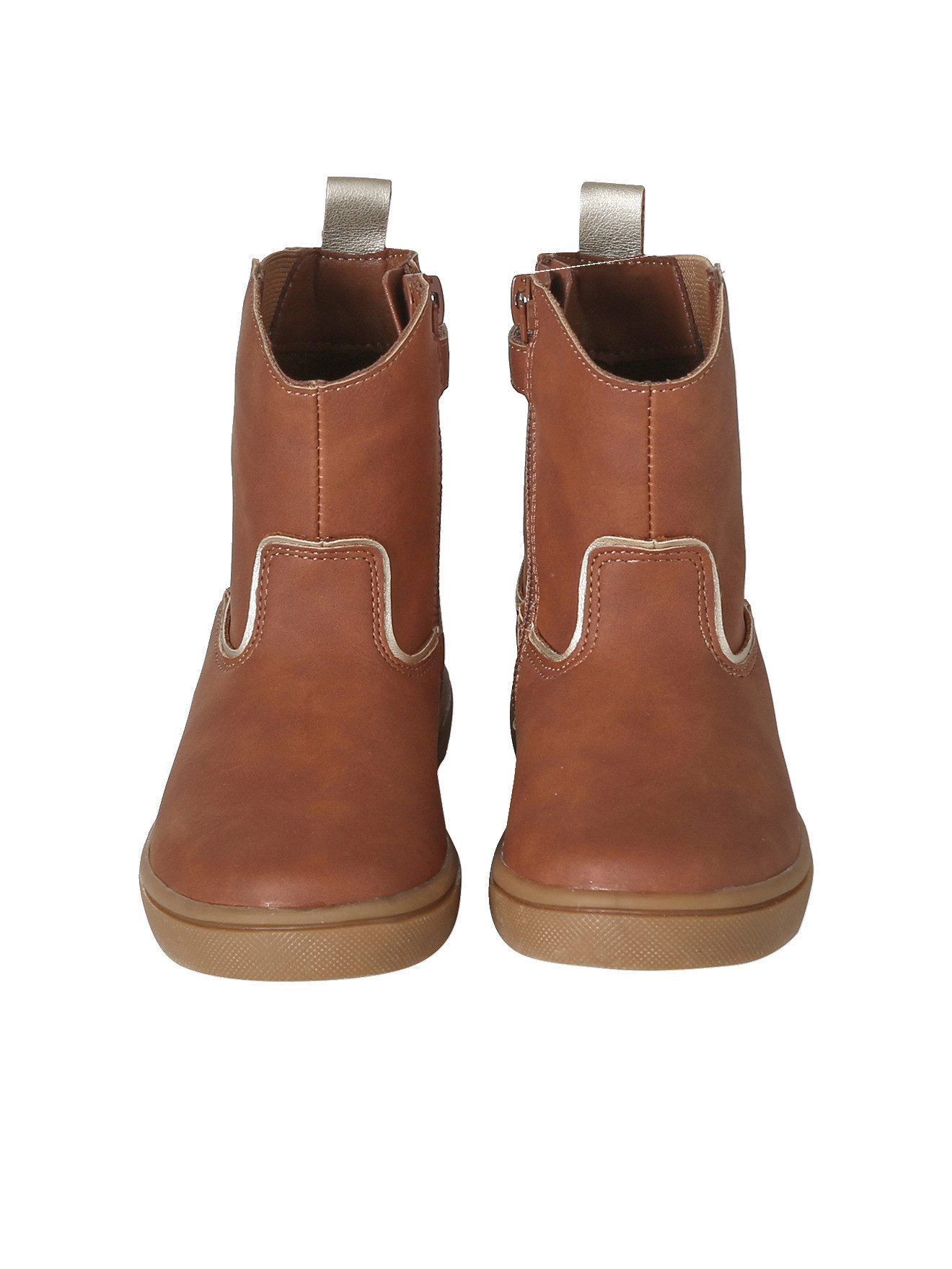 vertbaudet Boots mit Reißverschluss Mädchen Schnürboots – Bild 4 von 5