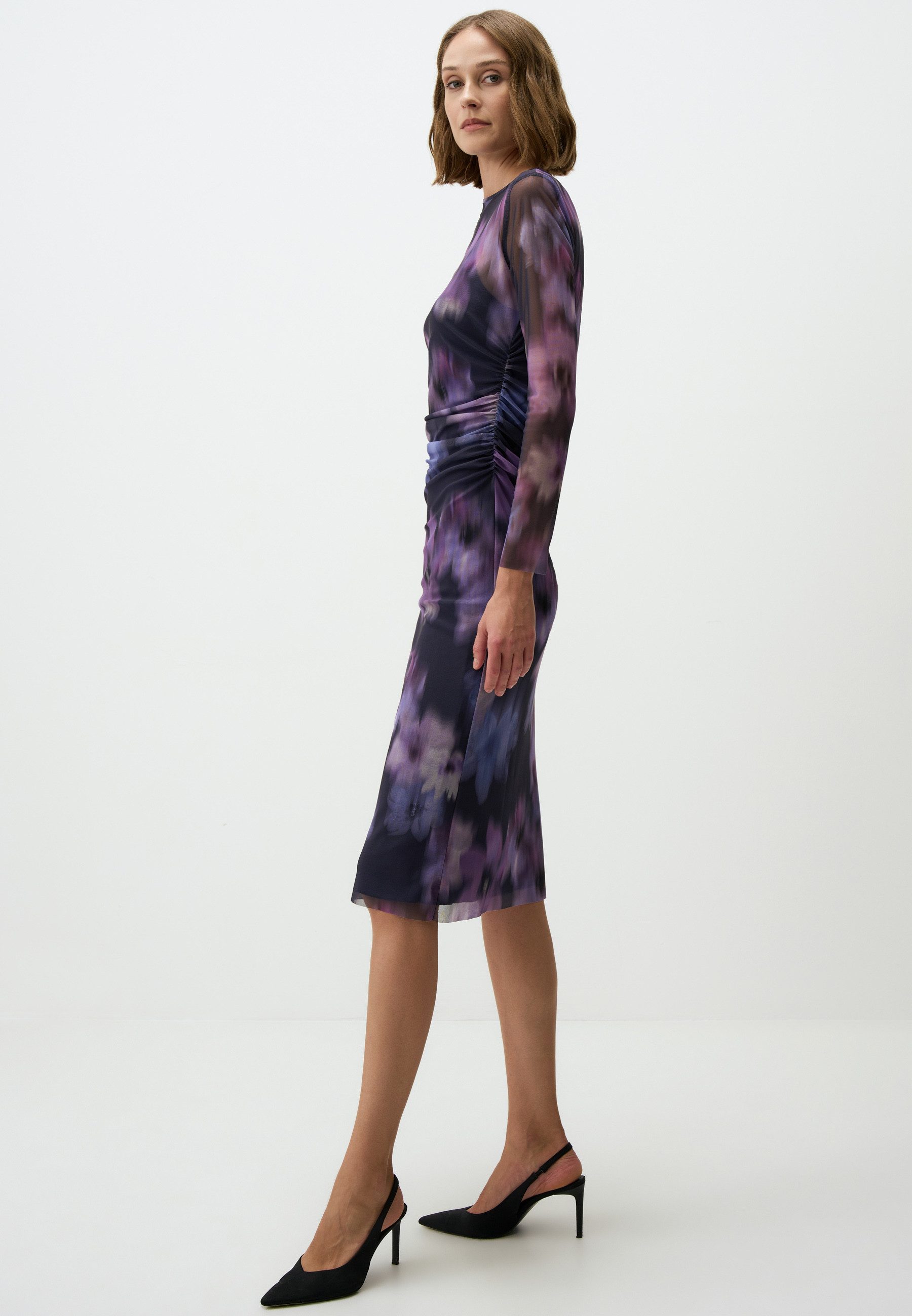 Jimmy Key Minikleid Lila Figurbetontes Kleid günstig online kaufen