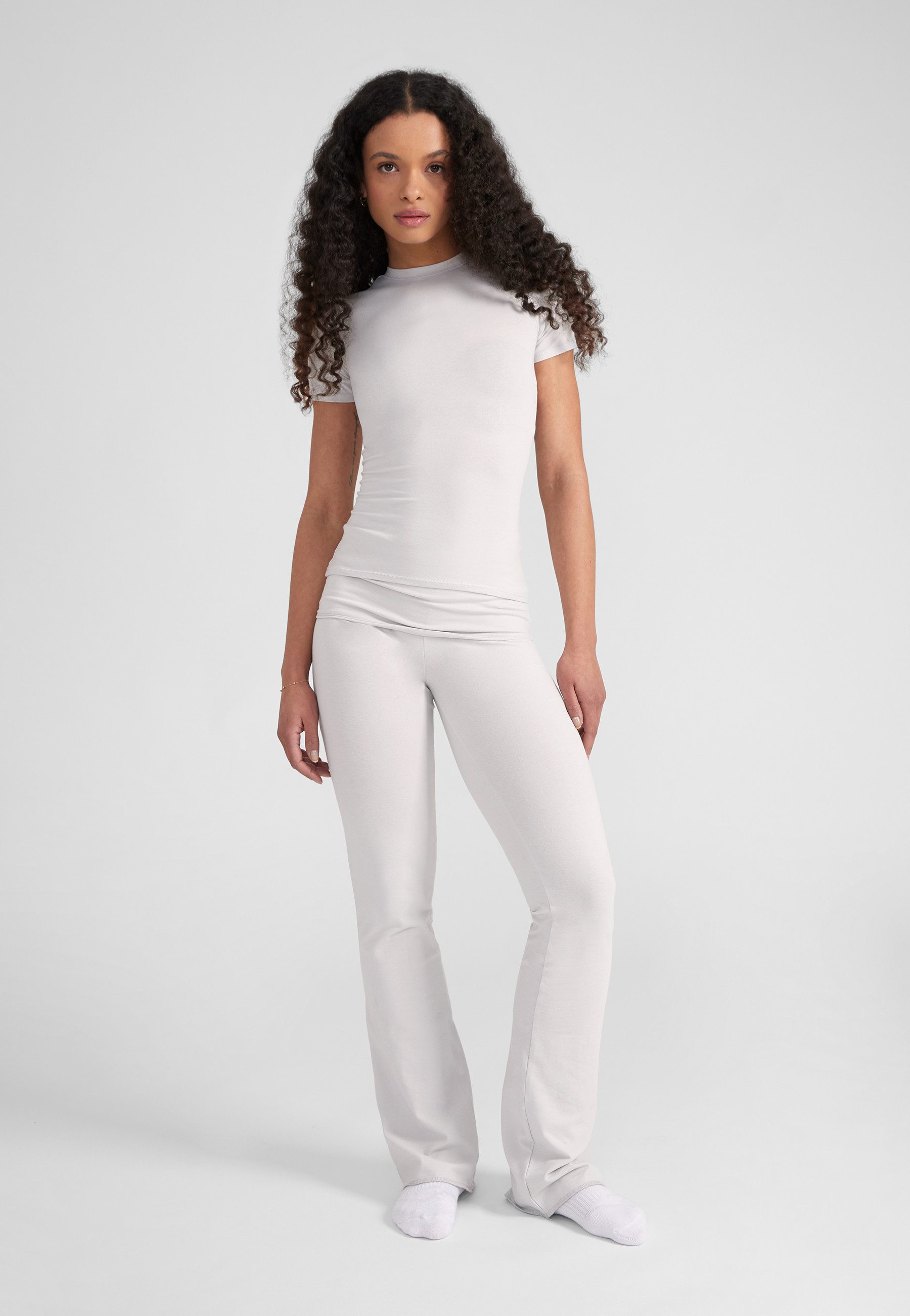 Style Republic Yogahose Freizeithose mit Foldover-Bund