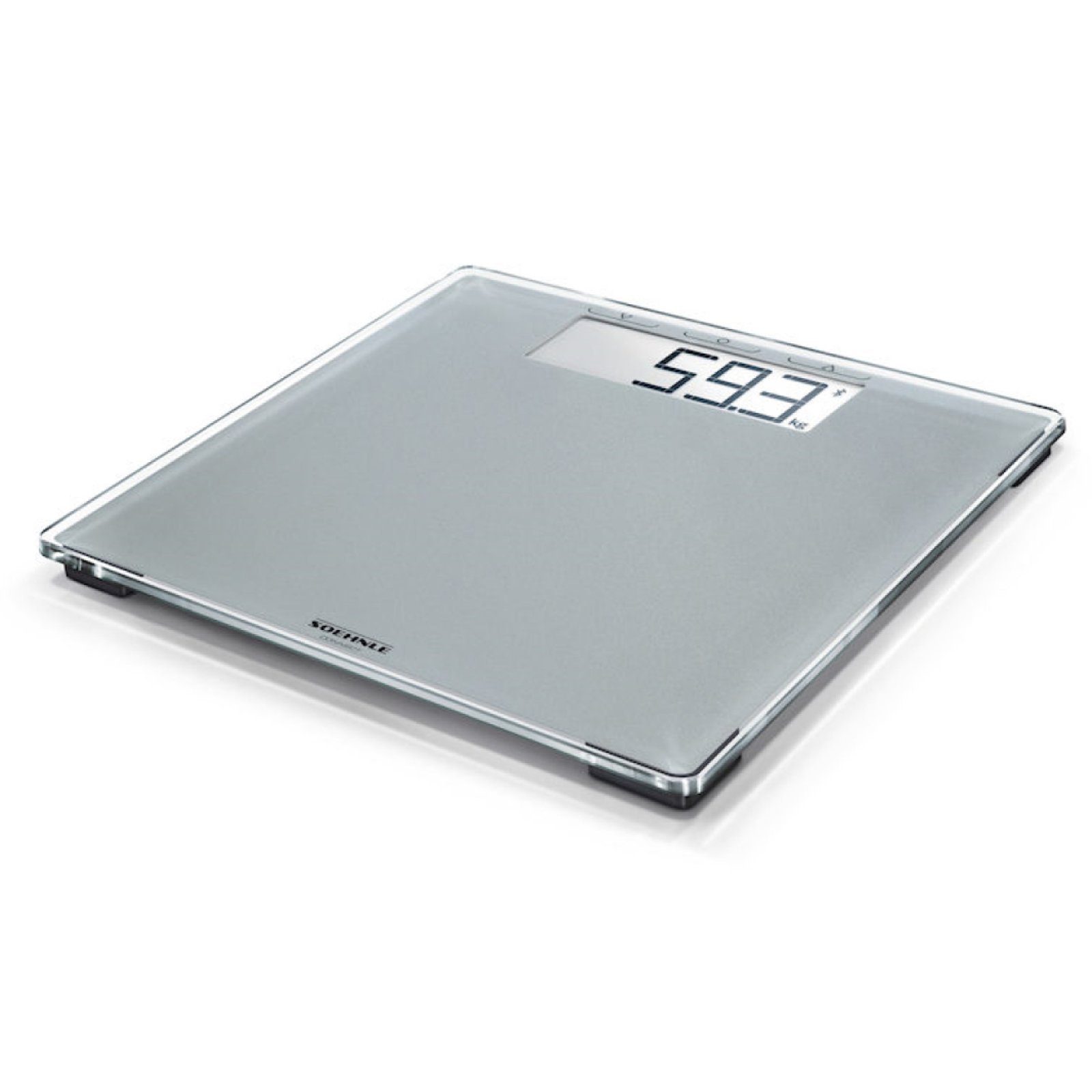Soehnle Personenwaage 63871 Style Sense Connect 100 Personenwaage Körperanalysewaage, BMI-Messung, Benutzerkennung, Sicherheitsglas bis 180kg belastbar
