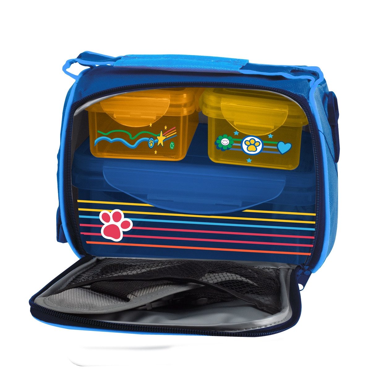p:os Kühltasche Kühltasche PAW PATROL Boy mit 3 Aufbewahrungsboxen blau