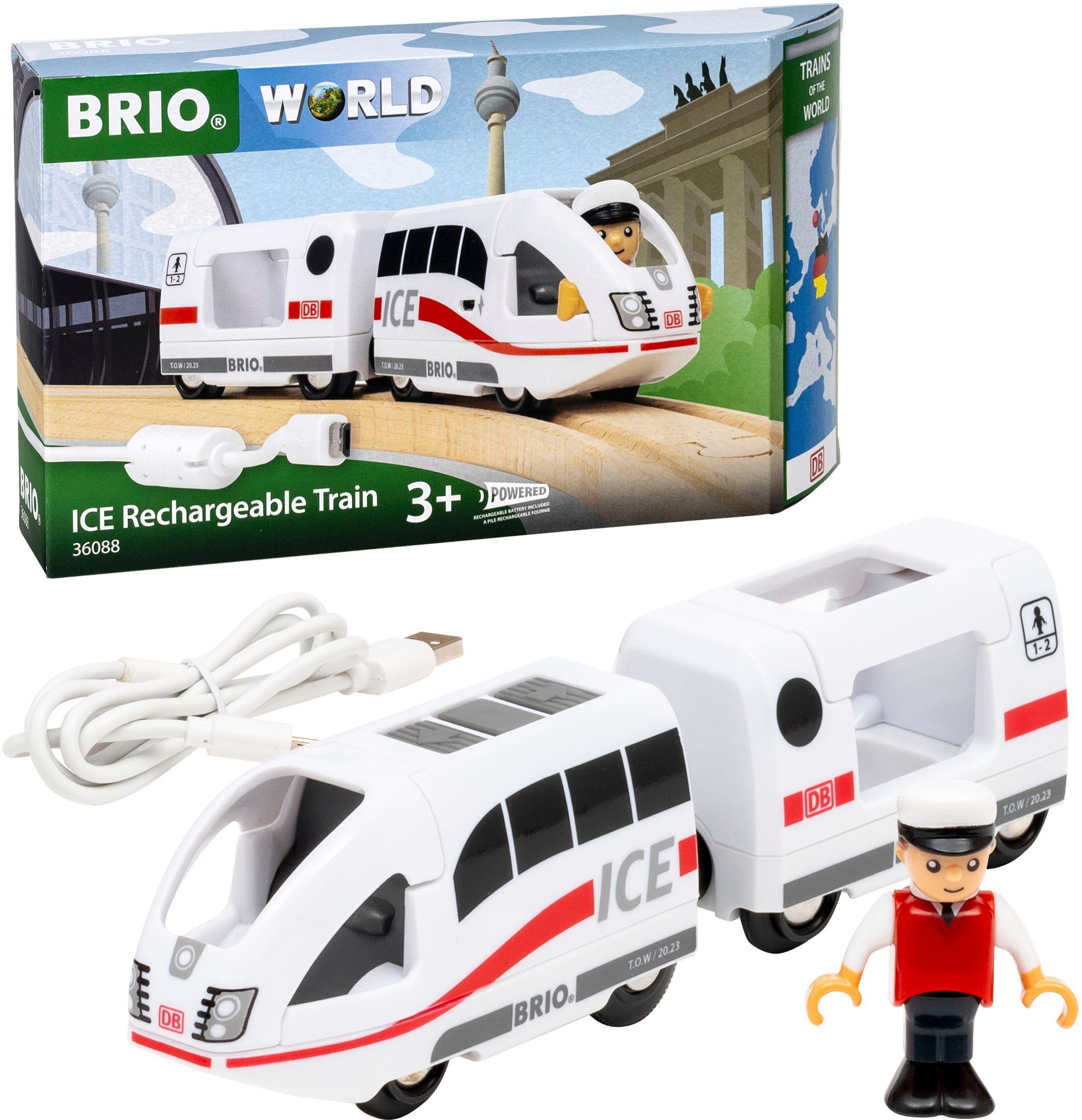 BRIO® Spielzeug-Zug BRIO® WORLD, ICE Batterie günstig online kaufen