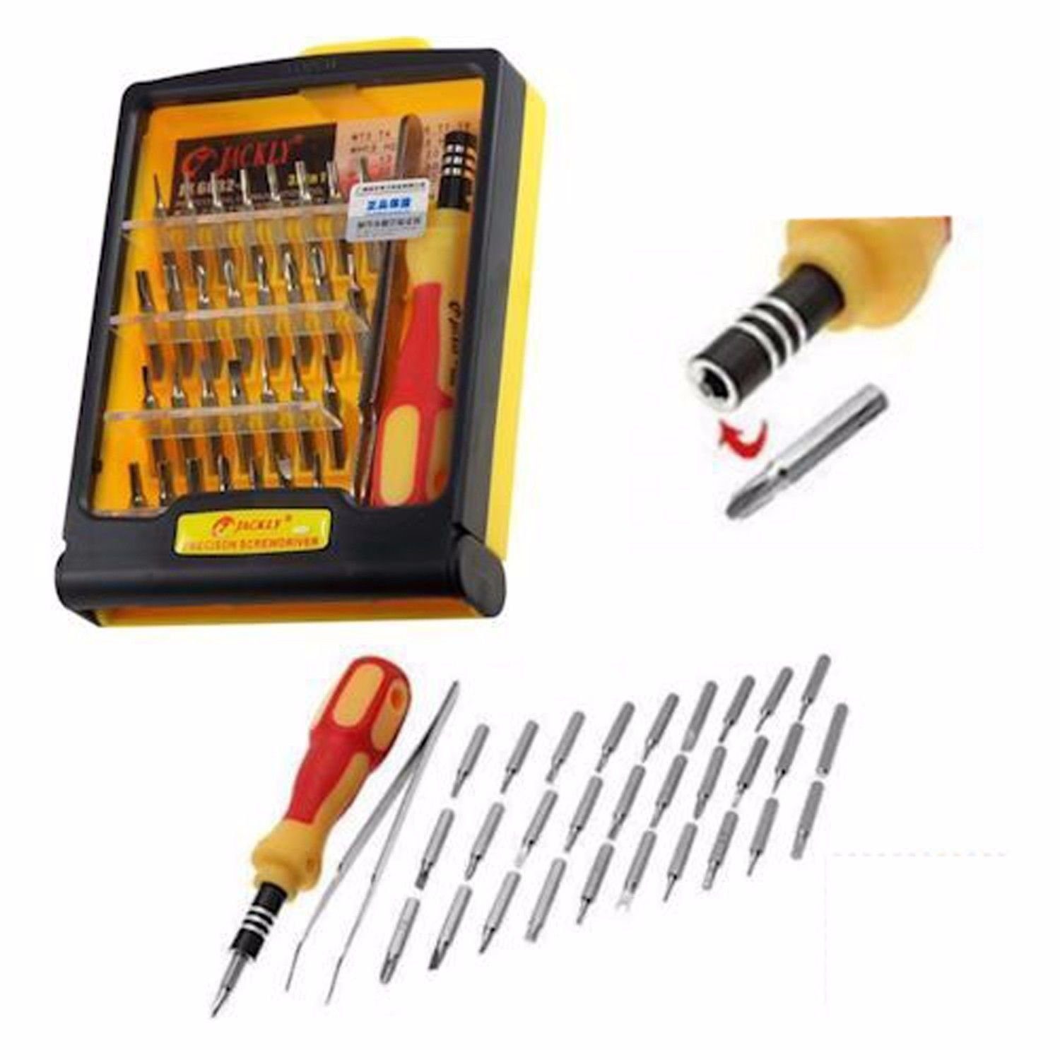 cofi1453 Werkzeugset 32 in 1 Mini Handywerkzeugset mit magnetischer Spitze Torxset Schraubendreher, (32-St)