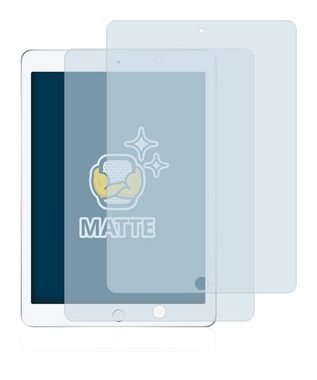 BROTECT Schutzfolie für Apple iPad 9.7 2017 (5. Gen), Displayschutzfolie, 2 Stück, Folie matt entspiegelt