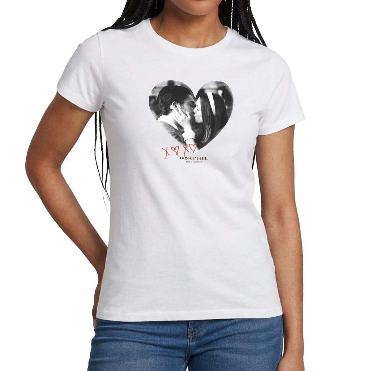 Spreadshirt T-Shirt Gossip Girl Blair Waldorf Und Chuck Bass Frauen T-Shirt (1-tlg)