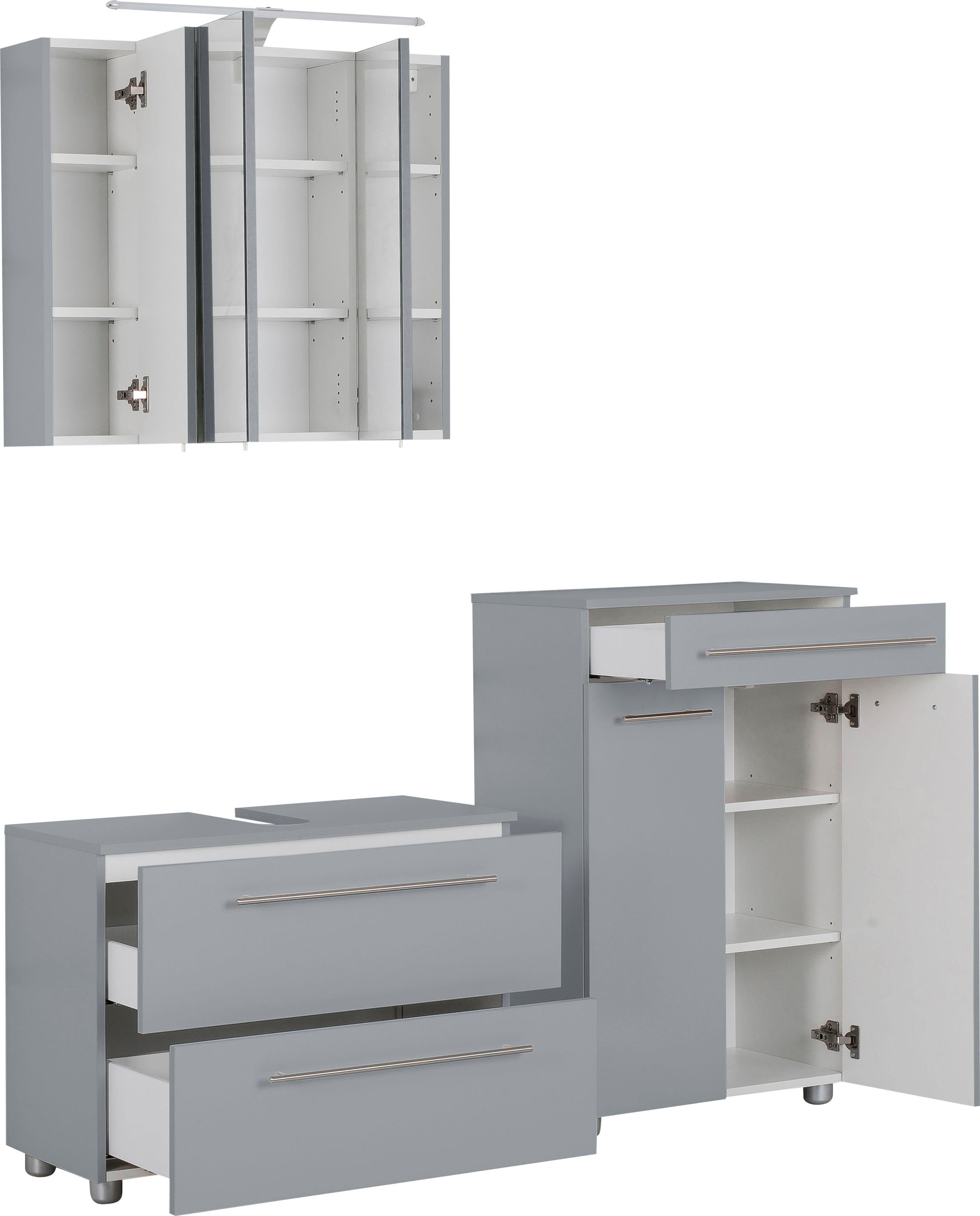 OPTIFIT Badmöbel-Set Bern, (3-St)