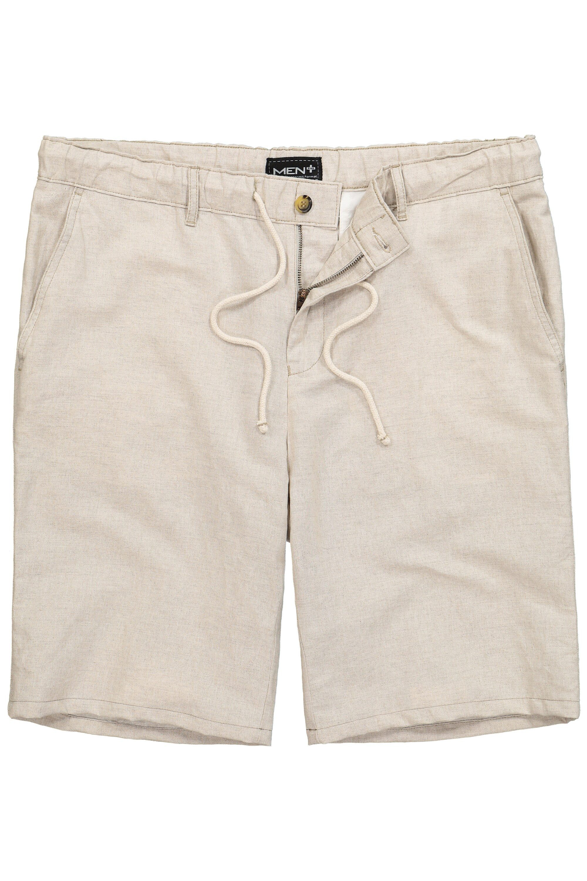 Men Plus Bermudas Men+ Leinenmix-Bermuda Relaxed günstig online kaufen