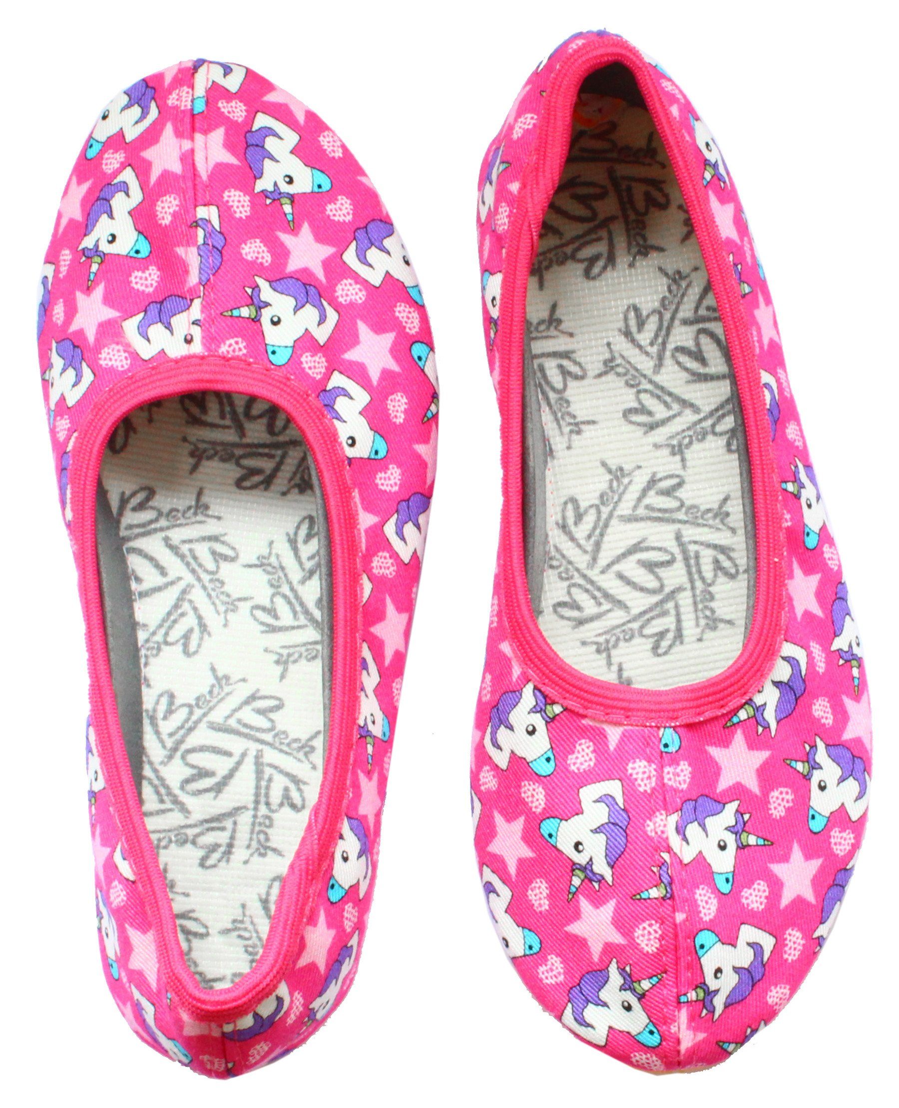 Schläppchen Pink Horse Gymnastikschuh