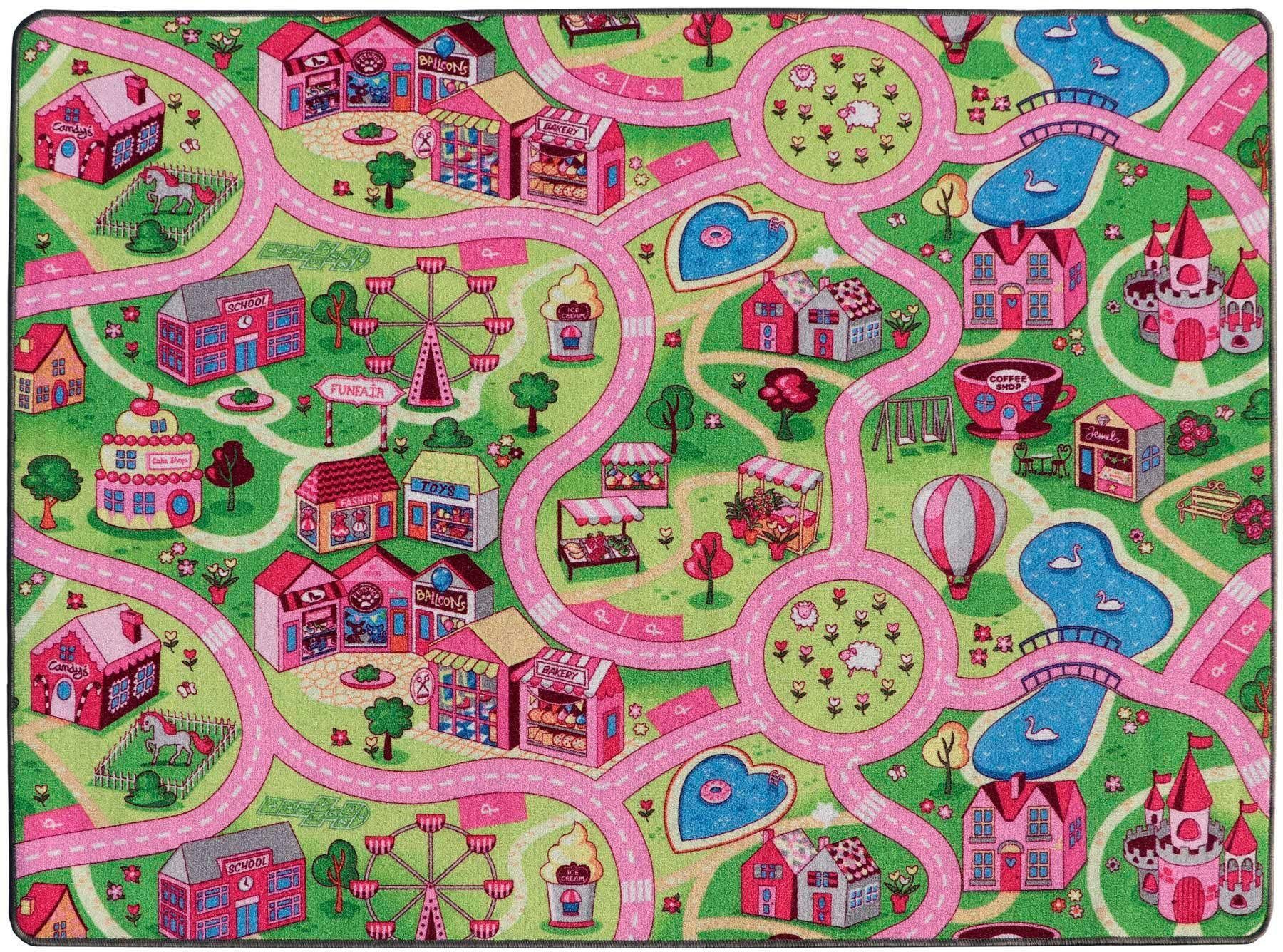 Primaflor-Ideen in Textil Kinderteppich SWEET CITY, günstig online kaufen