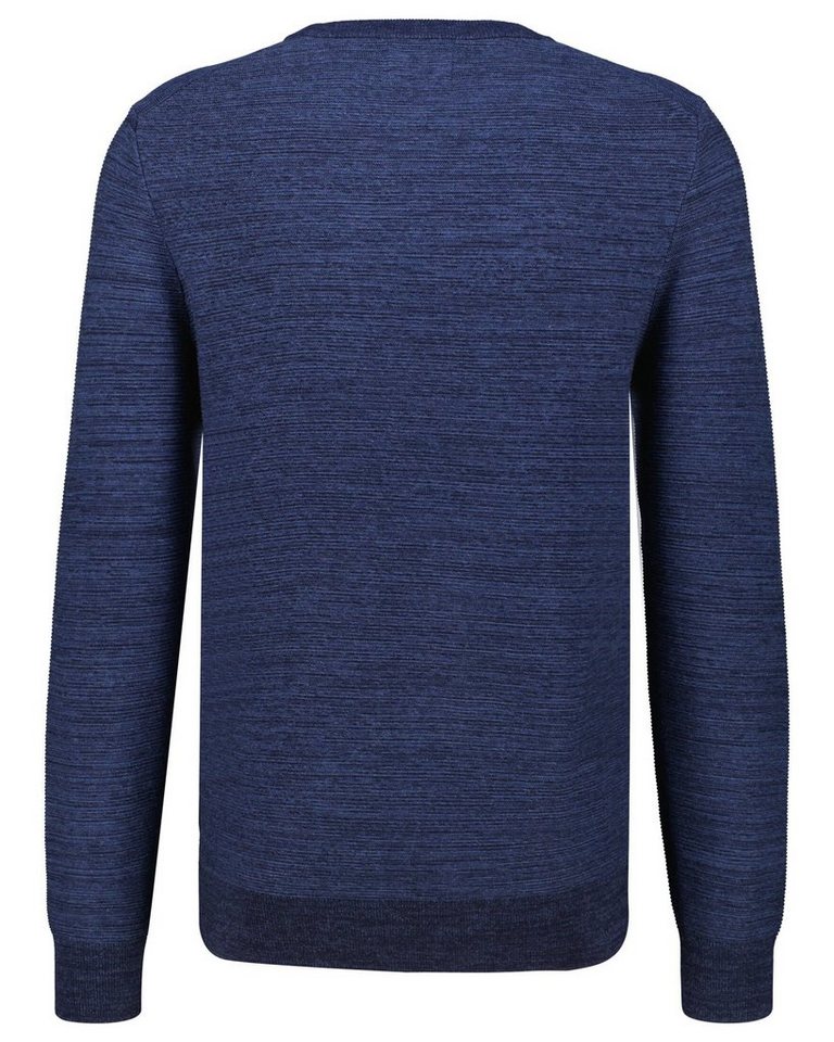 Gant Strickpullover Herren Pullover mit Merinowolle (1-tlg),  Rundhalsausschnitt, Ärmel und Saum mit Rippenbündchen