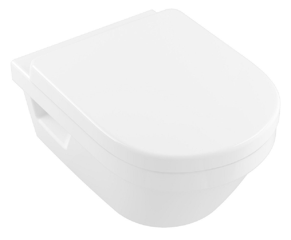 Villeroy & Boch WCSitz Architectura, abnehmbarer PremiumToilettendeckel mit Absenkautomatik