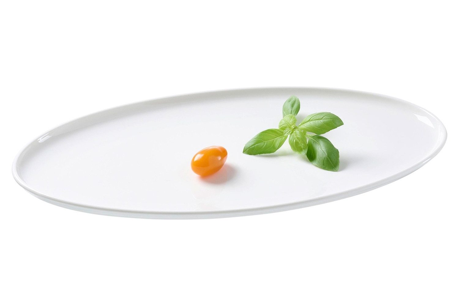 Ritzenhoff & Breker Servierplatte SKAGEN, 30 x 17,5 cm, Weiß, Spülmaschinenfest, Porzellan