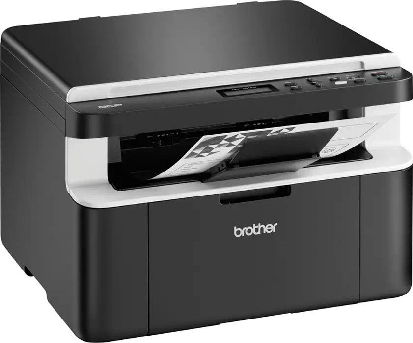 (WLAN (Wi-Fi) Schwarz-Weiß Laserdrucker, Brother DCP-1612W